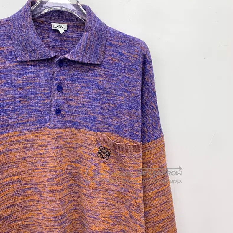 Loewe Loewe Color block pocket logo embroidered cotton collar si Size S / US 4 / IT 40 - 3 Thumbnail