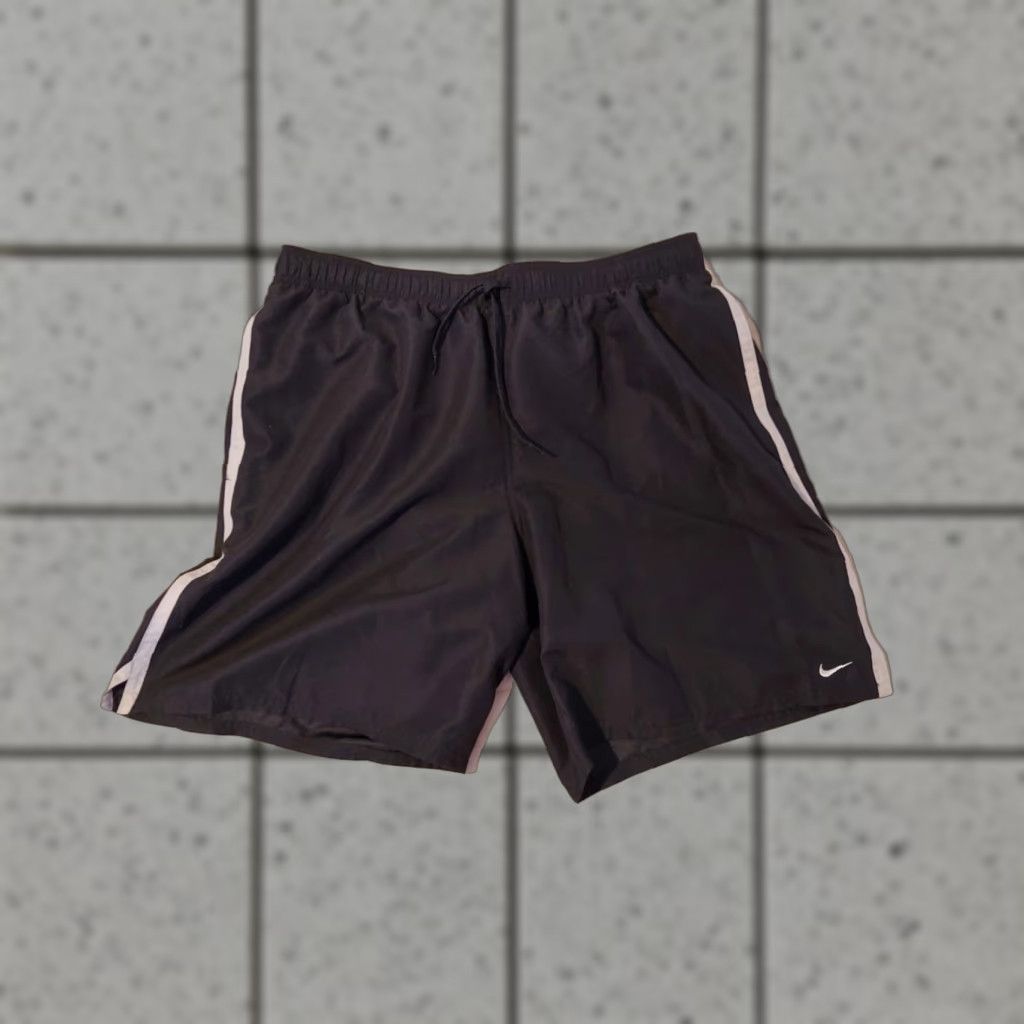 Nike Nike Shorts Mens 2XL Black Trunks Swim Size US 39 - 1 Thumbnail
