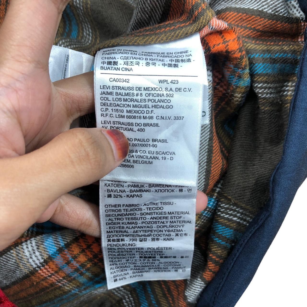 Levi's LEVIS STRAUSS USA Western Tartan Puffer Vest Jacket Size US M / EU 48-50 / 2 - 6 Thumbnail