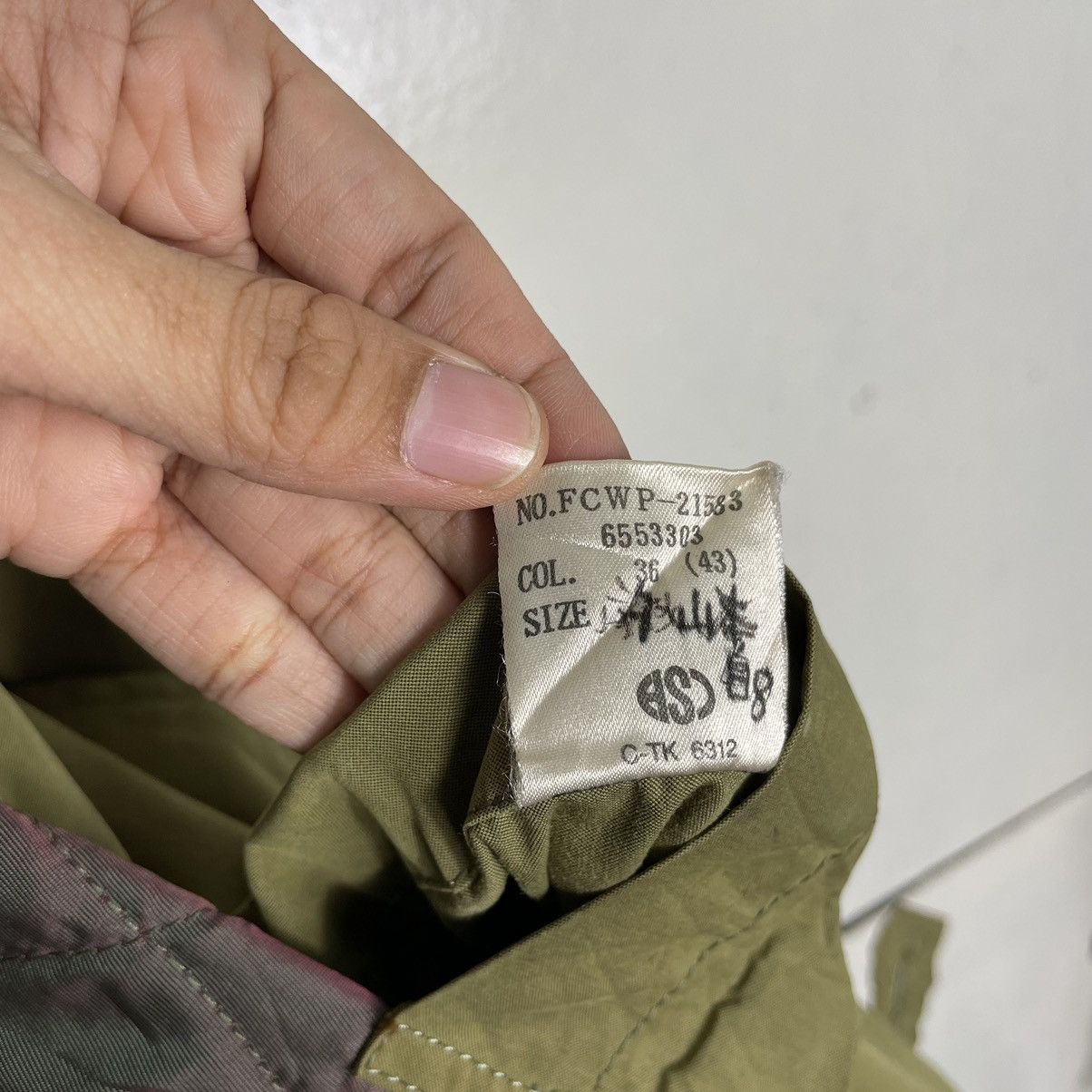 Japanese Brand × Vintage 💥 60s DOVER GREY ARMY GREEN LONG JACKET Size US L / EU 52-54 / 3 - 15 Thumbnail