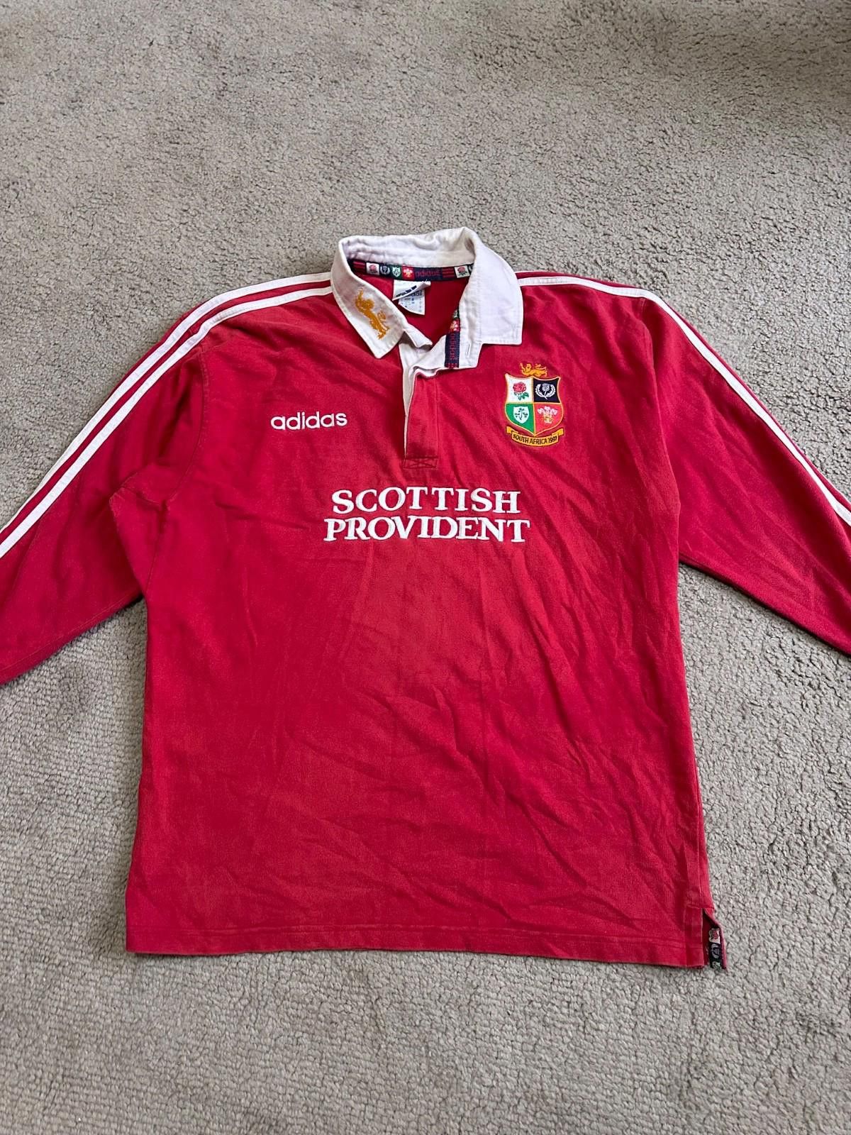Adidas Vintage 1997 British & Irish Lions rugby shirt Sz M Size US M / EU 48-50 / 2 - 3 Thumbnail