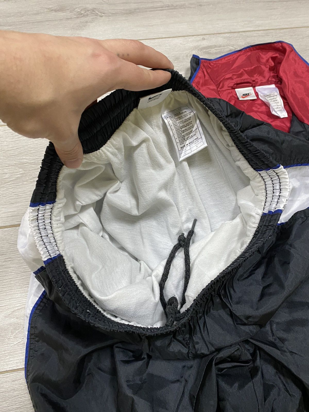 Vintage Nike 1990 dead stock vintage track suit pants + jacket Size US L / EU 52-54 / 3 - 13 Thumbnail