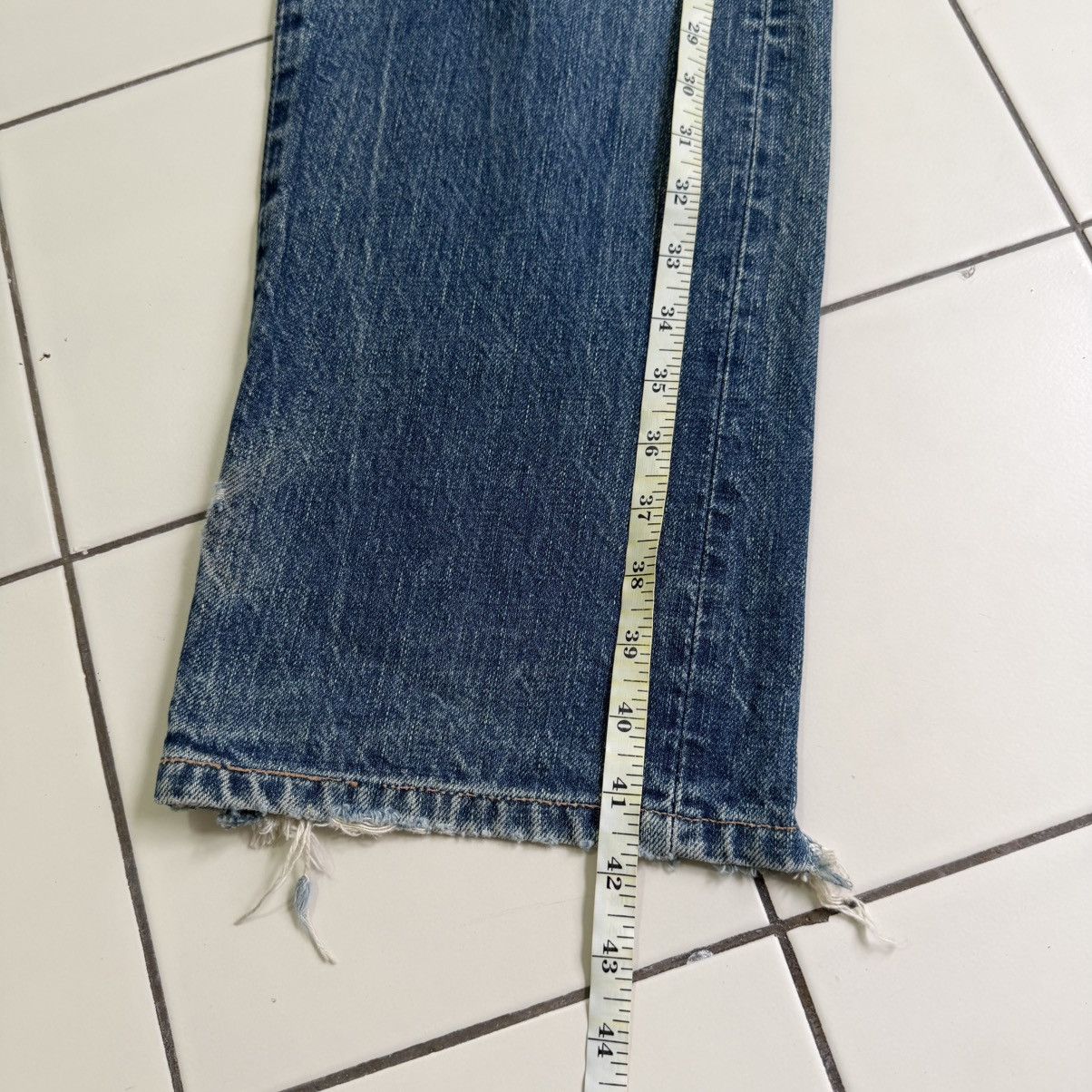 Levi's Vintage Levis Selvedge Big E jeans 502XX Japan Size US 33 - 22 Thumbnail