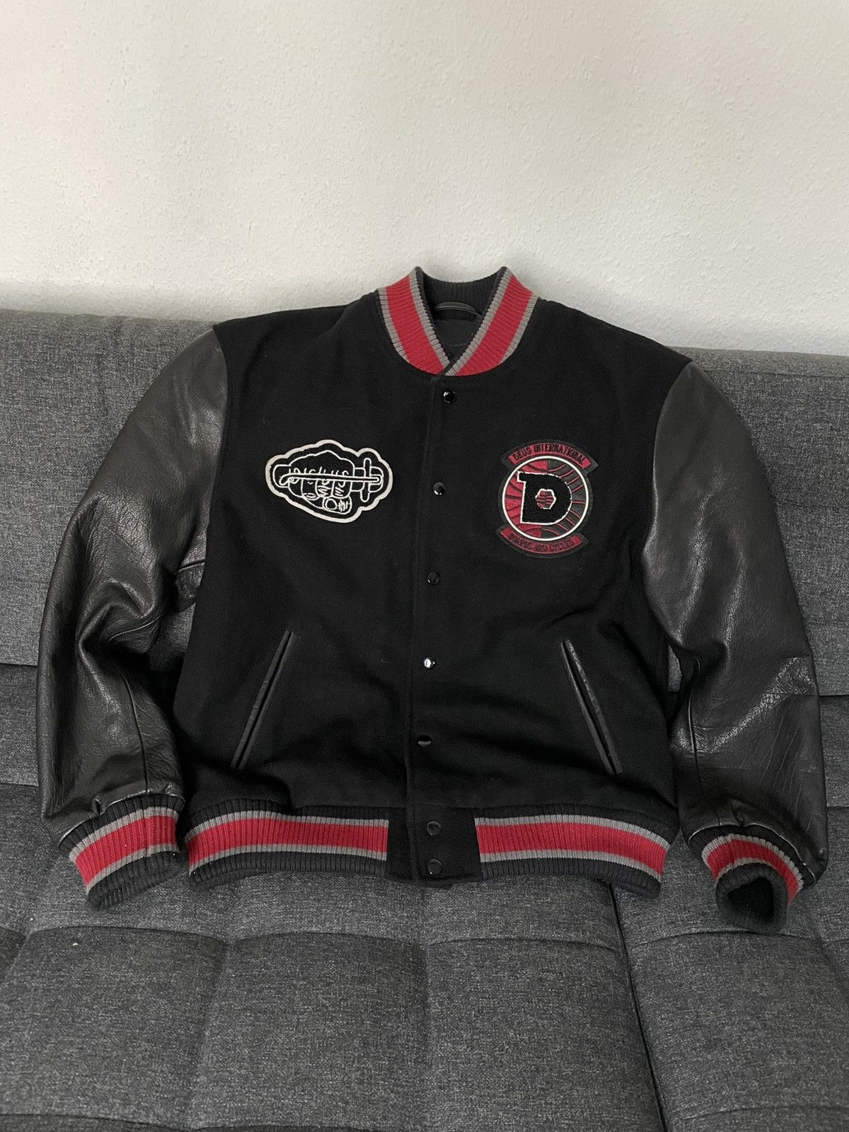 Deus Ex Machina Deus Ex Machina College Jacket M Varsity Motocycle Size US M / EU 48-50 / 2 - 1 Thumbnail