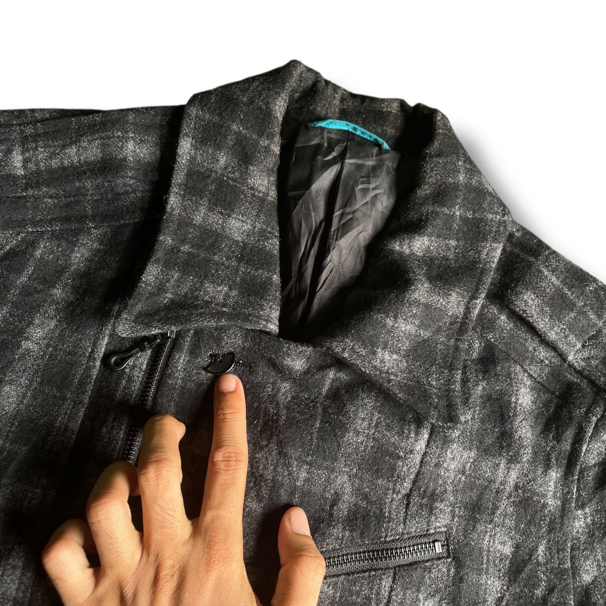 If Six Was Nine 🇯🇵 MALE AND CO PUNK AVANT GARDE WOOL JACKET Size US XL / EU 56 / 4 - 4 Thumbnail