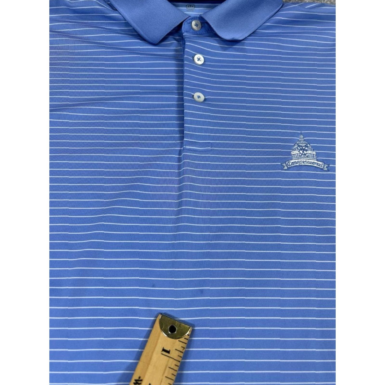 RLX Ralph Lauren RLX Ralph Lauren Polo Shirt Mens XL Blue White Golf Logo Shirt Size US XL / EU 56 / 4 - 6 Thumbnail
