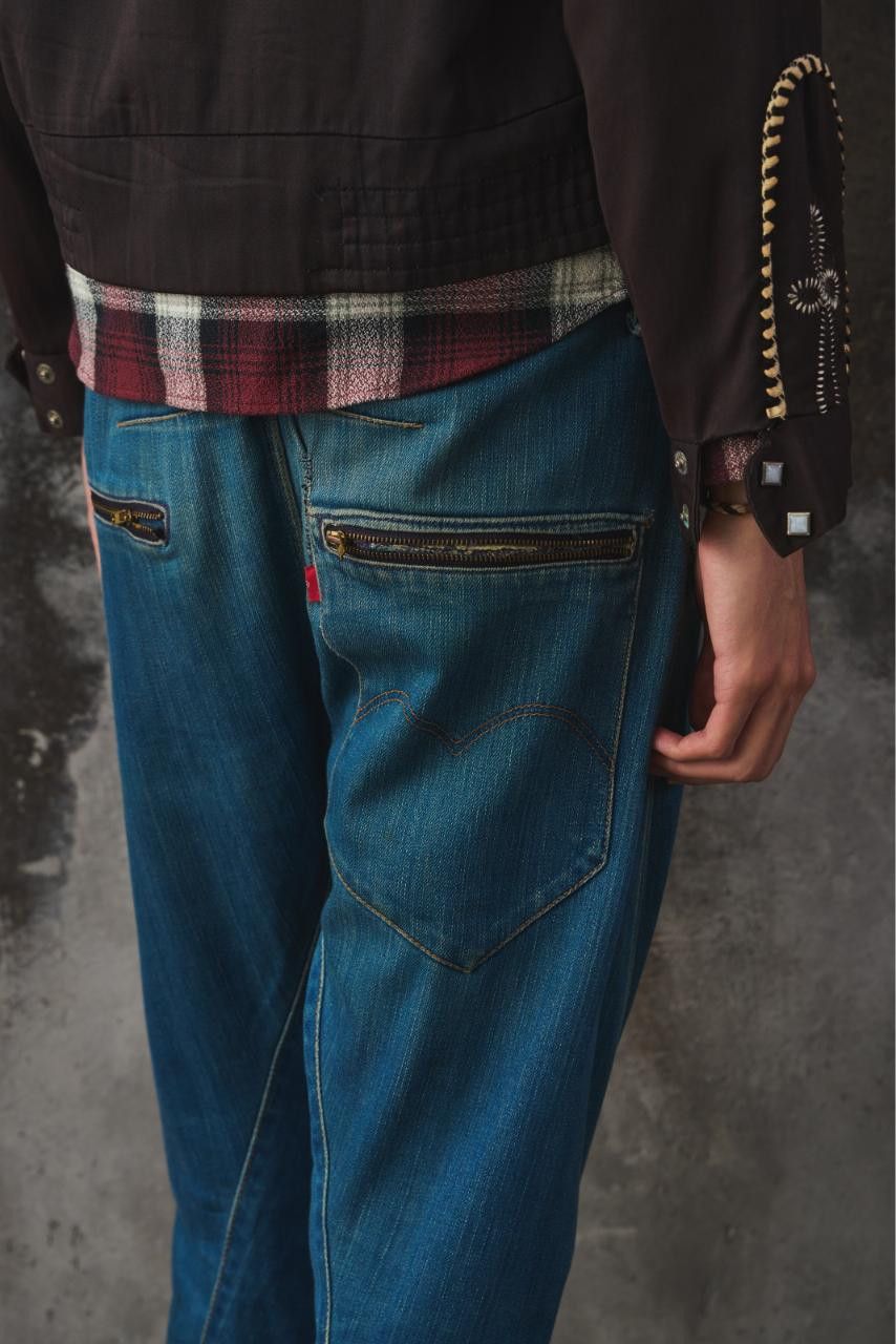 Levi's Vintage 2000s Levi's RED Zipper Denim Jeans 34x34 Size US 34 / EU 50 - 6 Thumbnail