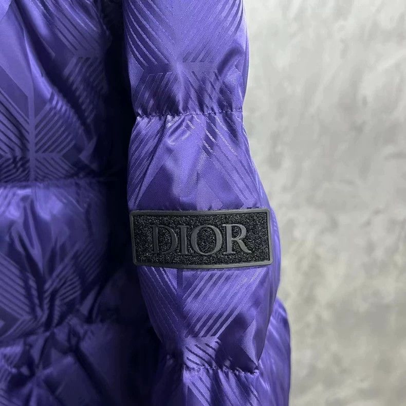 Dior Dior The latest purple full-print pattern logo down jacket Size US L / EU 52-54 / 3 - 5 Thumbnail