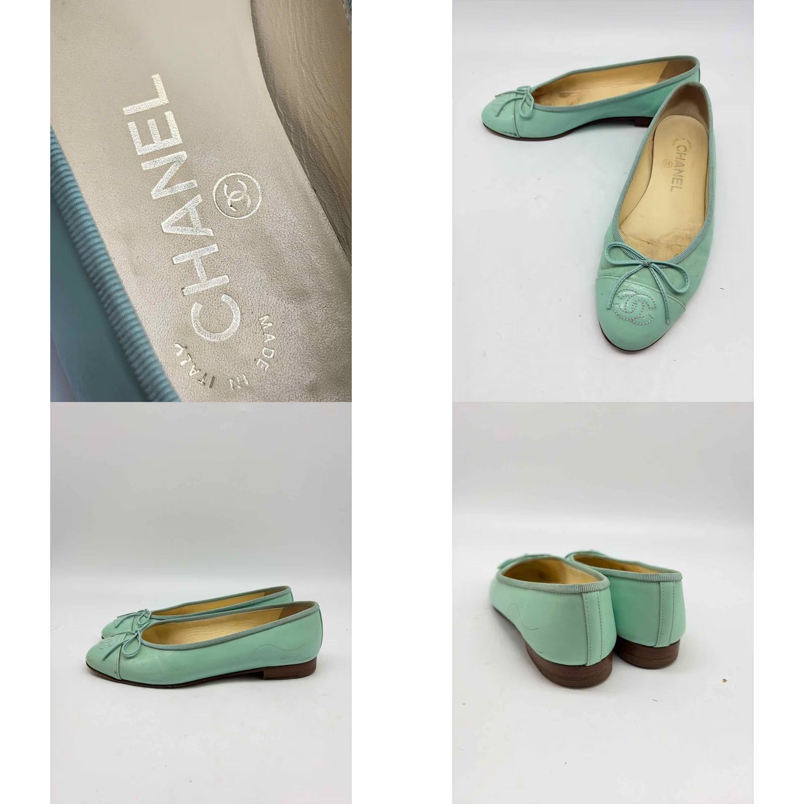 Chanel Chanel Blue Slip On Flats 36 Size US 6 / IT 36 - 8 Thumbnail