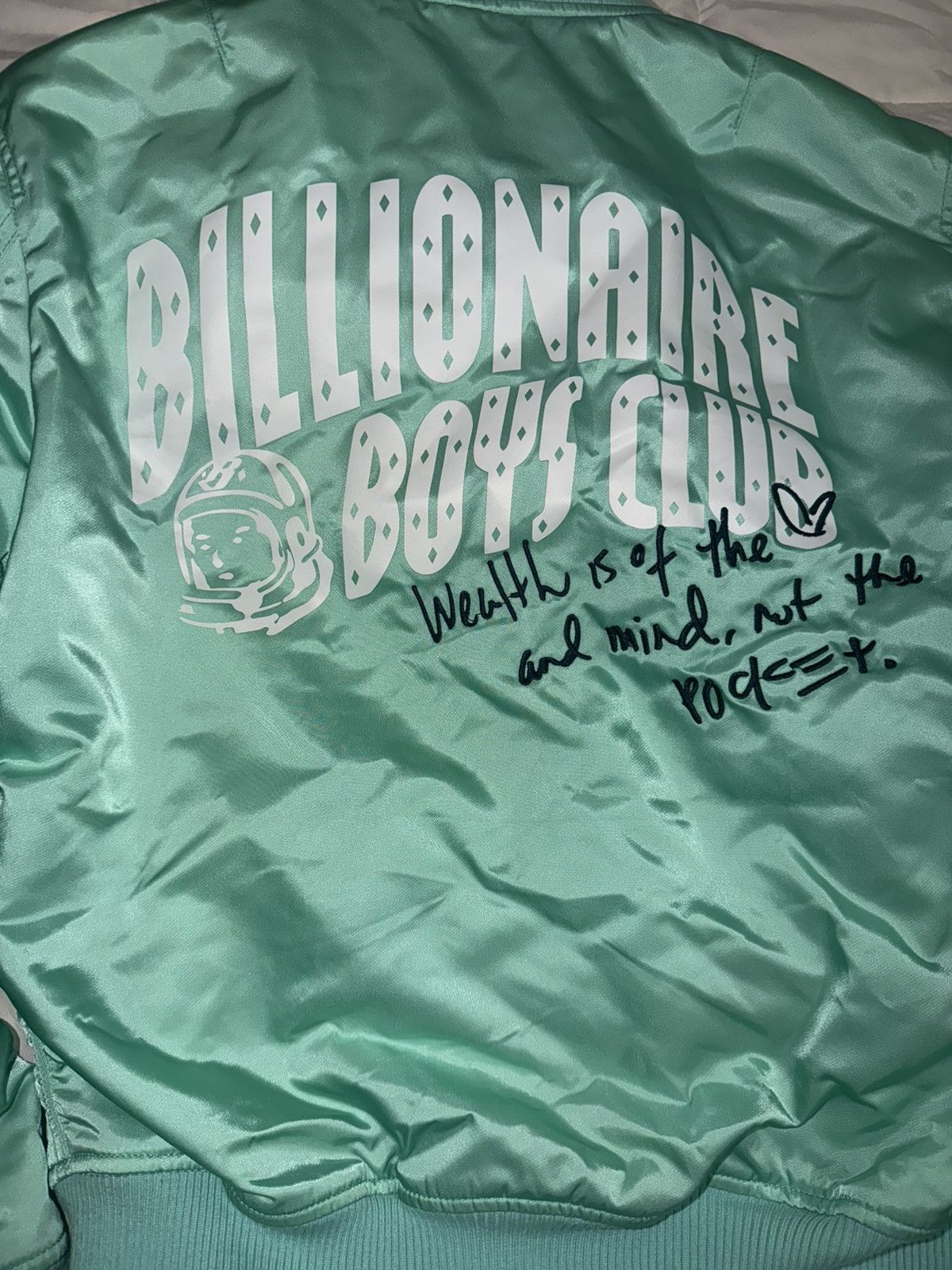 Billionaire Boys Club Billionaire Boys Club Teal Bomber Jacket Size US S / EU 44-46 / 1 - 10 Thumbnail