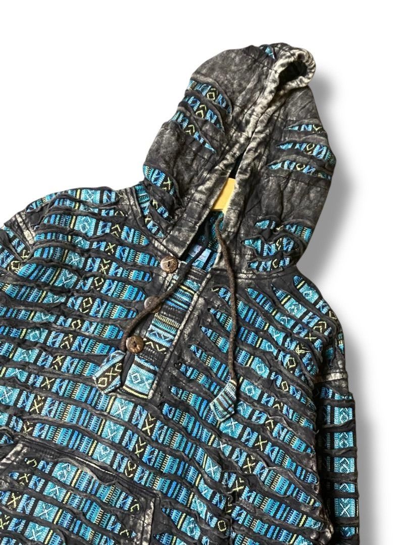 Japanese Brand D&T Nepal Textured Hooded Jacket (145) Size US S / EU 44-46 / 1 - 8 Thumbnail