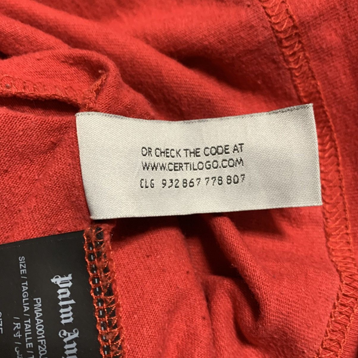 Palm Angels Palm Angels Medium Las Vegas Sprayed Red Tee Size US M / EU 48-50 / 2 - 7 Thumbnail