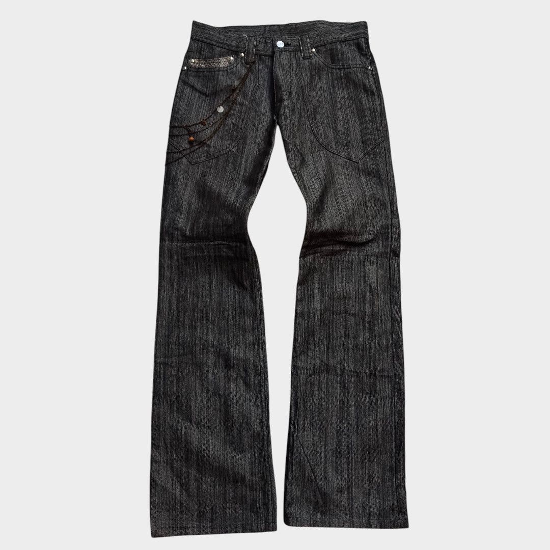 Tornado Mart Takaio. Com pyton skin trim bootcut jean Size US 30 / EU 46 - 1 Thumbnail