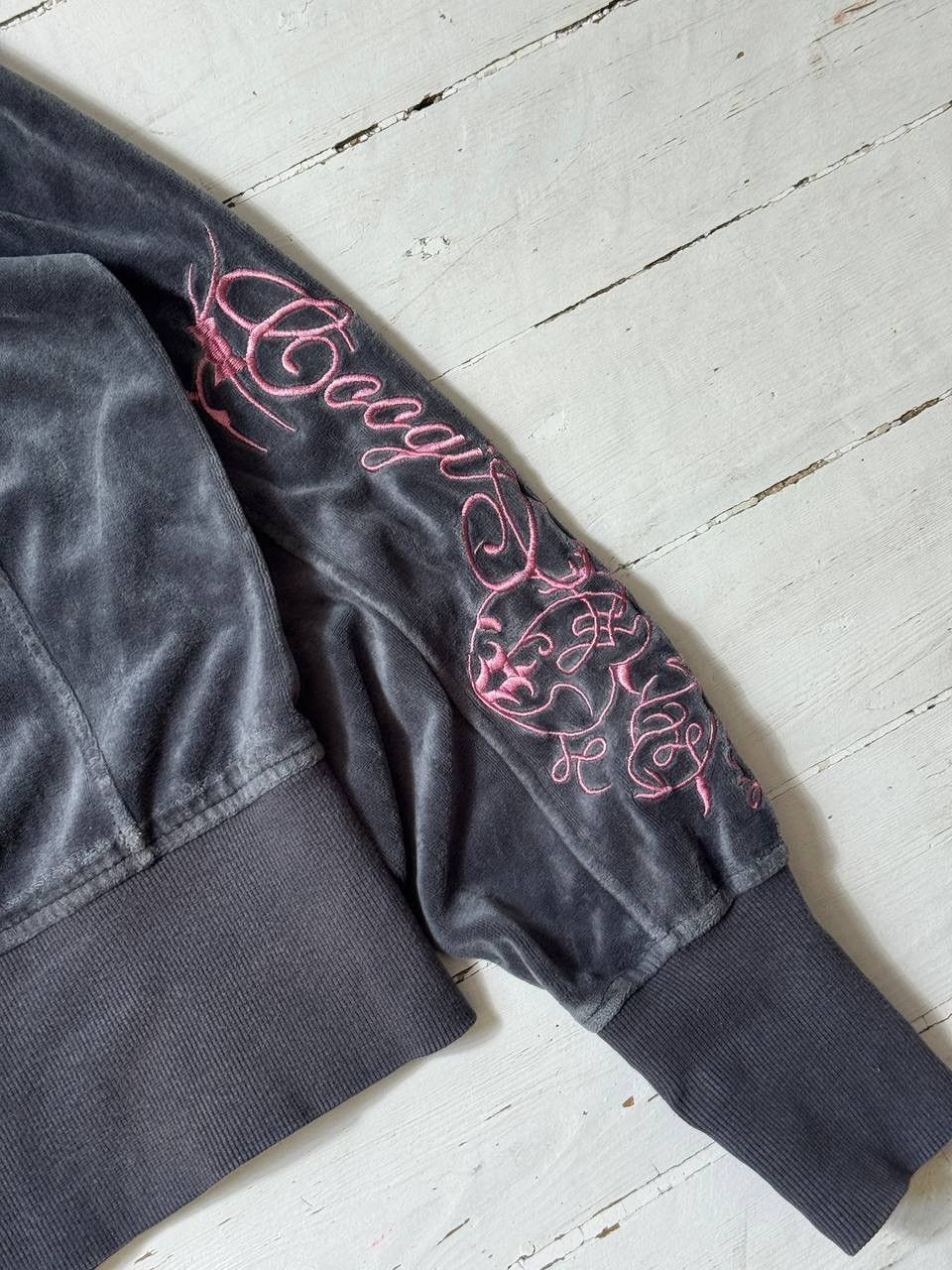 Coogi COOGI VINTAGE VELOUR SKINI BOXY FIT ZIP HOODIE Size XL / US 12-14 / IT 48-50 - 6 Thumbnail