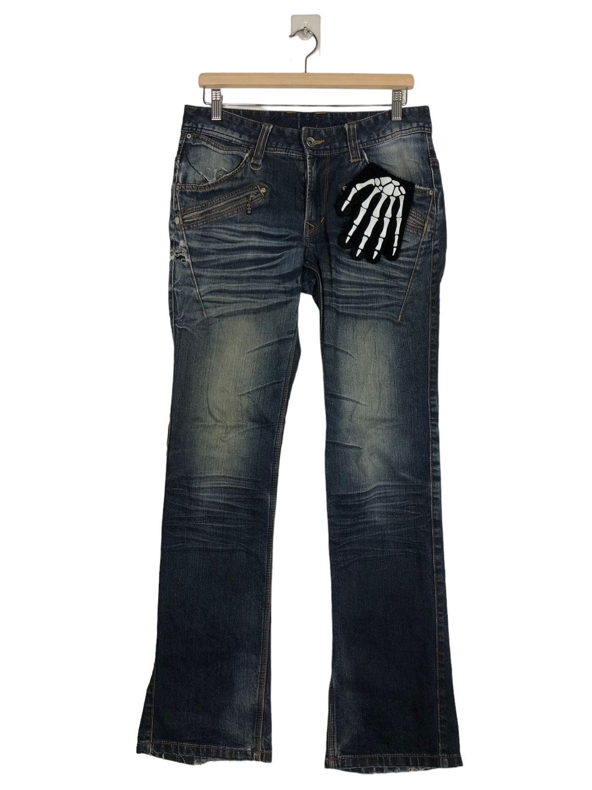 Japanese Brand 🔥90’s NICOLE CLUB FOR MEN BOW CUT DENIM JEANS ISSEY MIYAKE Size US 30 / EU 46 - 1 Thumbnail