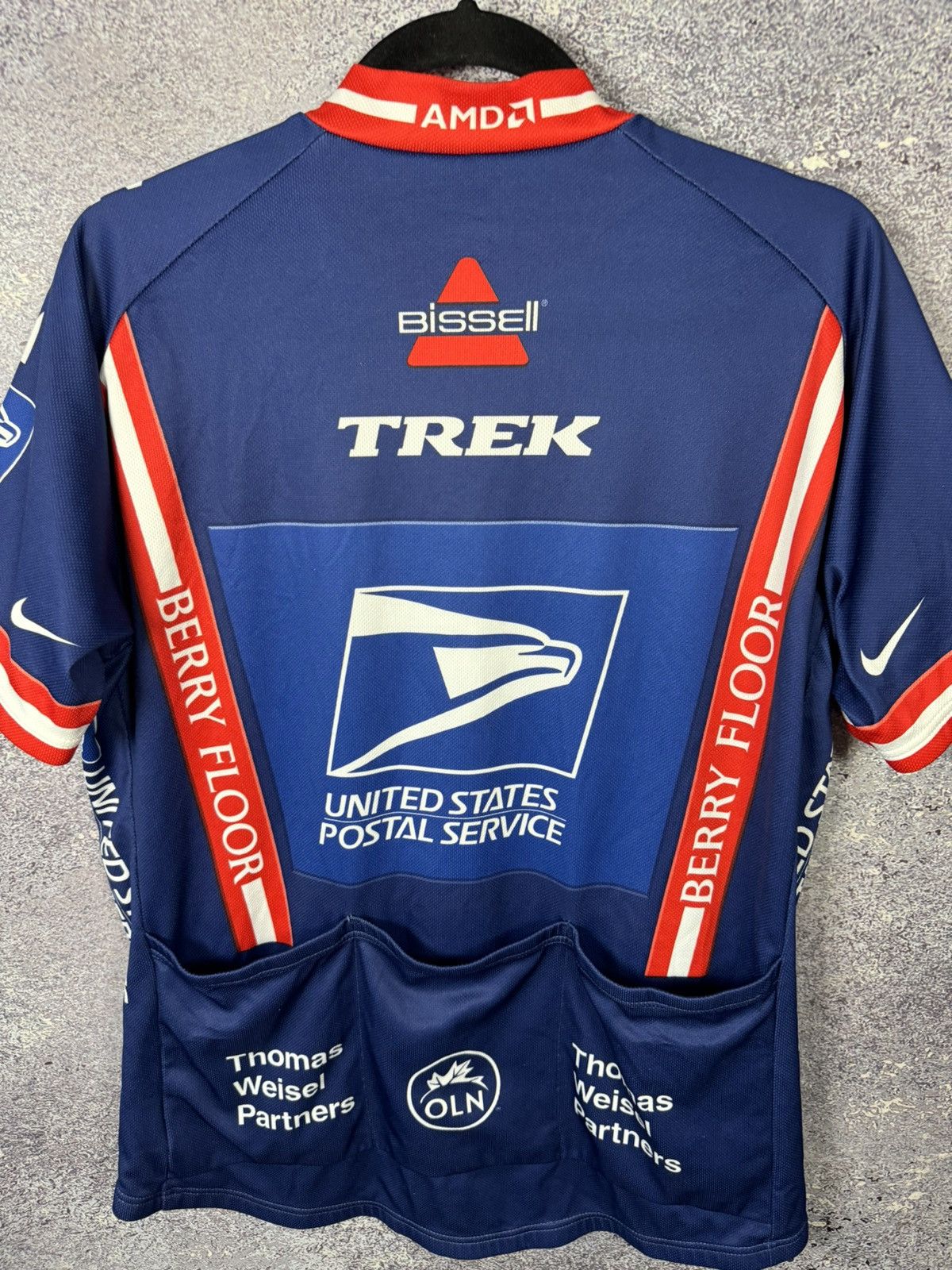 Bicycle × Nike × Vintage Nike Cycling US Jersey 2004Trek Tour de France Thomas Weisel Size US XL / EU 56 / 4 - 11 Thumbnail