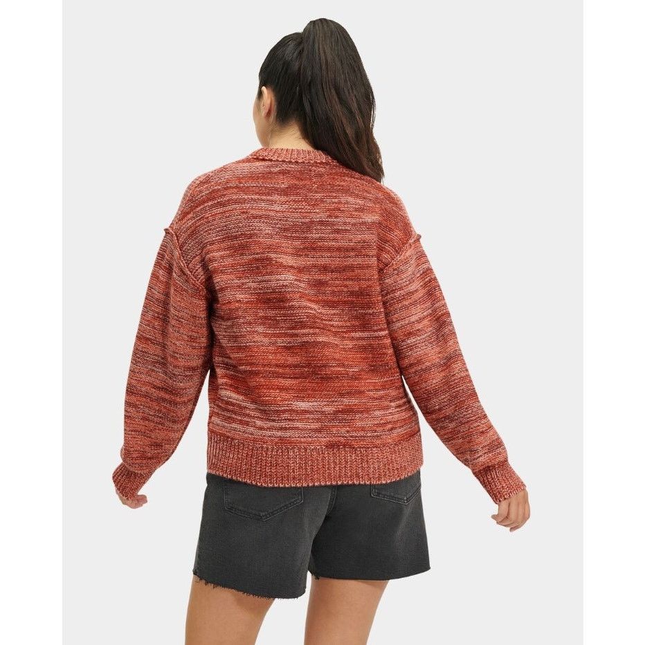 Ugg UGG RTW Avianna Striped Orange Recycled Knit Sweater Small Size S / US 4 / IT 40 - 2 Thumbnail