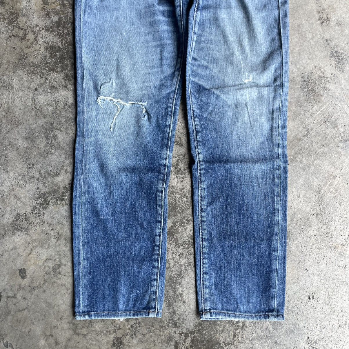 Levi's Vintage Clothing 🔥Vintage Levis 511 Stoned Washed Ripped Distress Denim Jeans Size US 30 / EU 46 - 3 Thumbnail