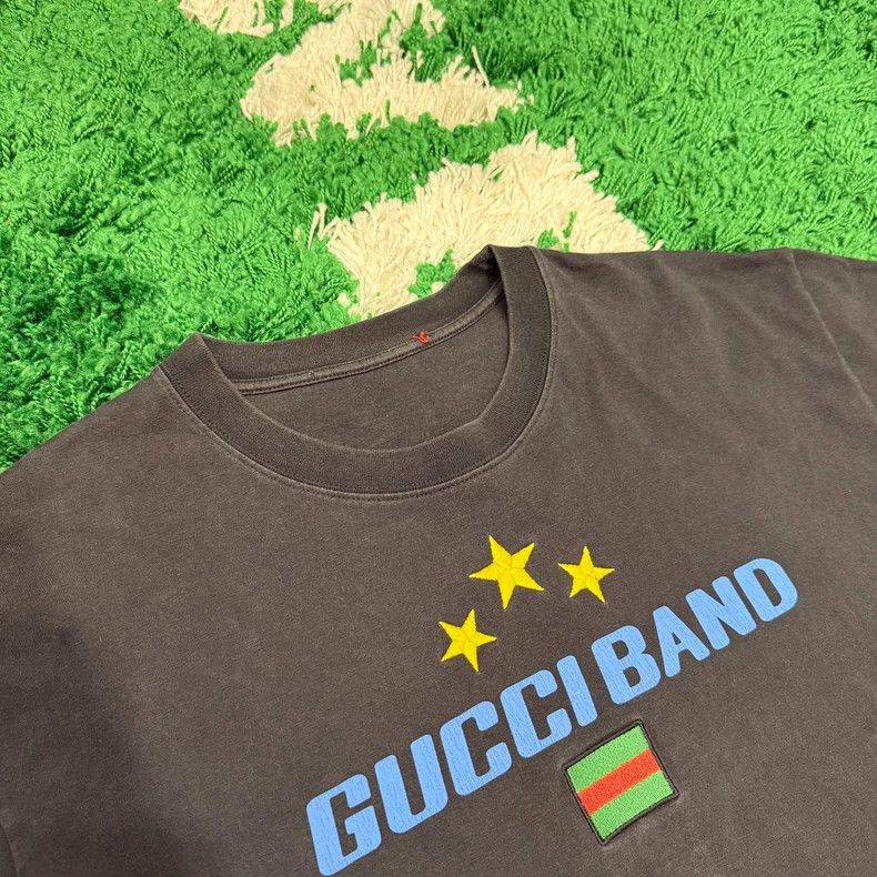 Gucci Guicci flag short sleeve black T-shirt Size US L / EU 52-54 / 3 - 2 Thumbnail