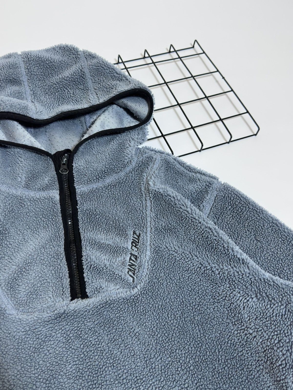 Santa Cruz Skateboards Santa Cruz Sherpa Fleece Hoodie Half-Zip Gorpcore Style Size L / US 10 / IT 46 - 2 Thumbnail