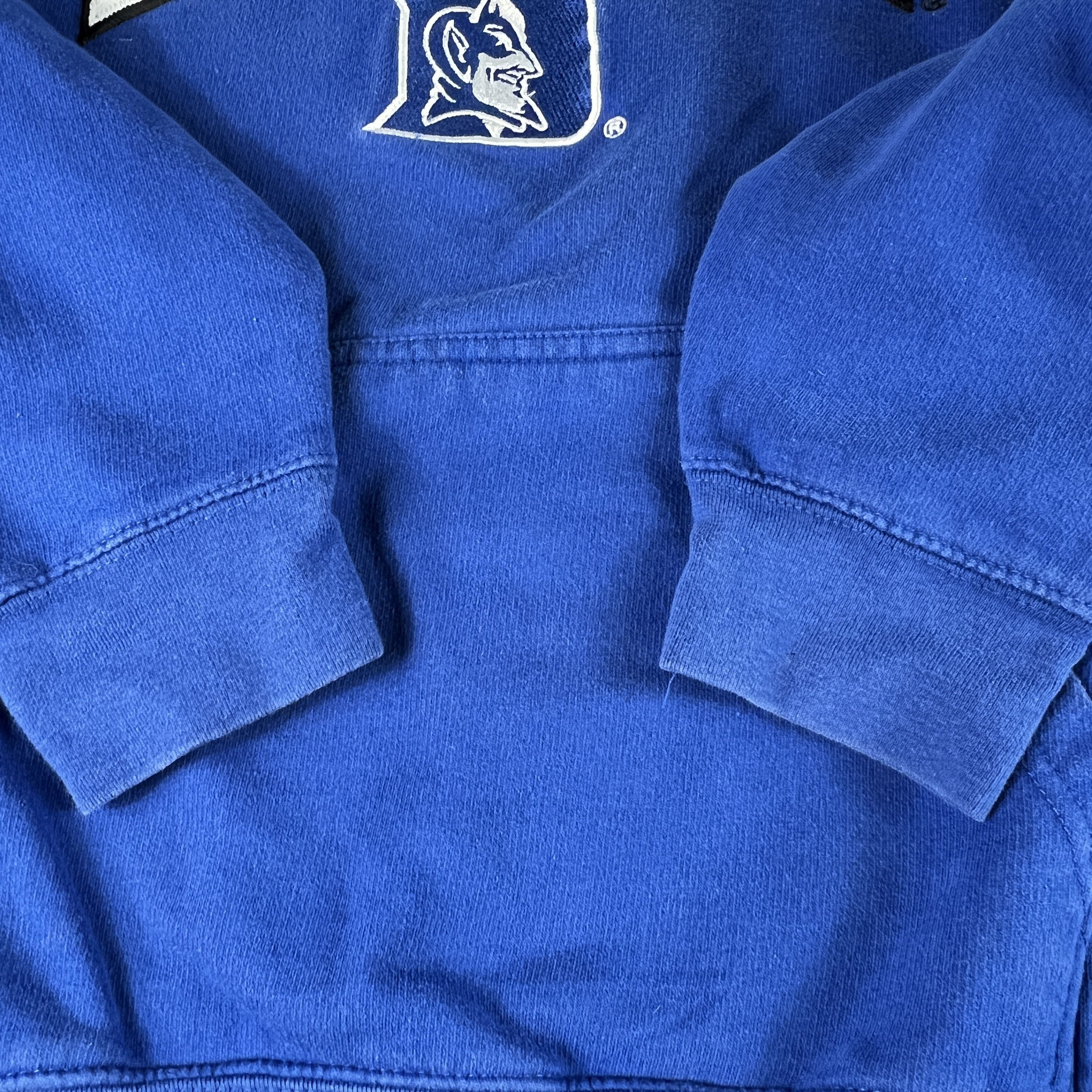 NCAA × Vintage Y2K Duke Blue Devils Sweatshirt Blue Faded Hoodie Size US M / EU 48-50 / 2 - 5 Thumbnail