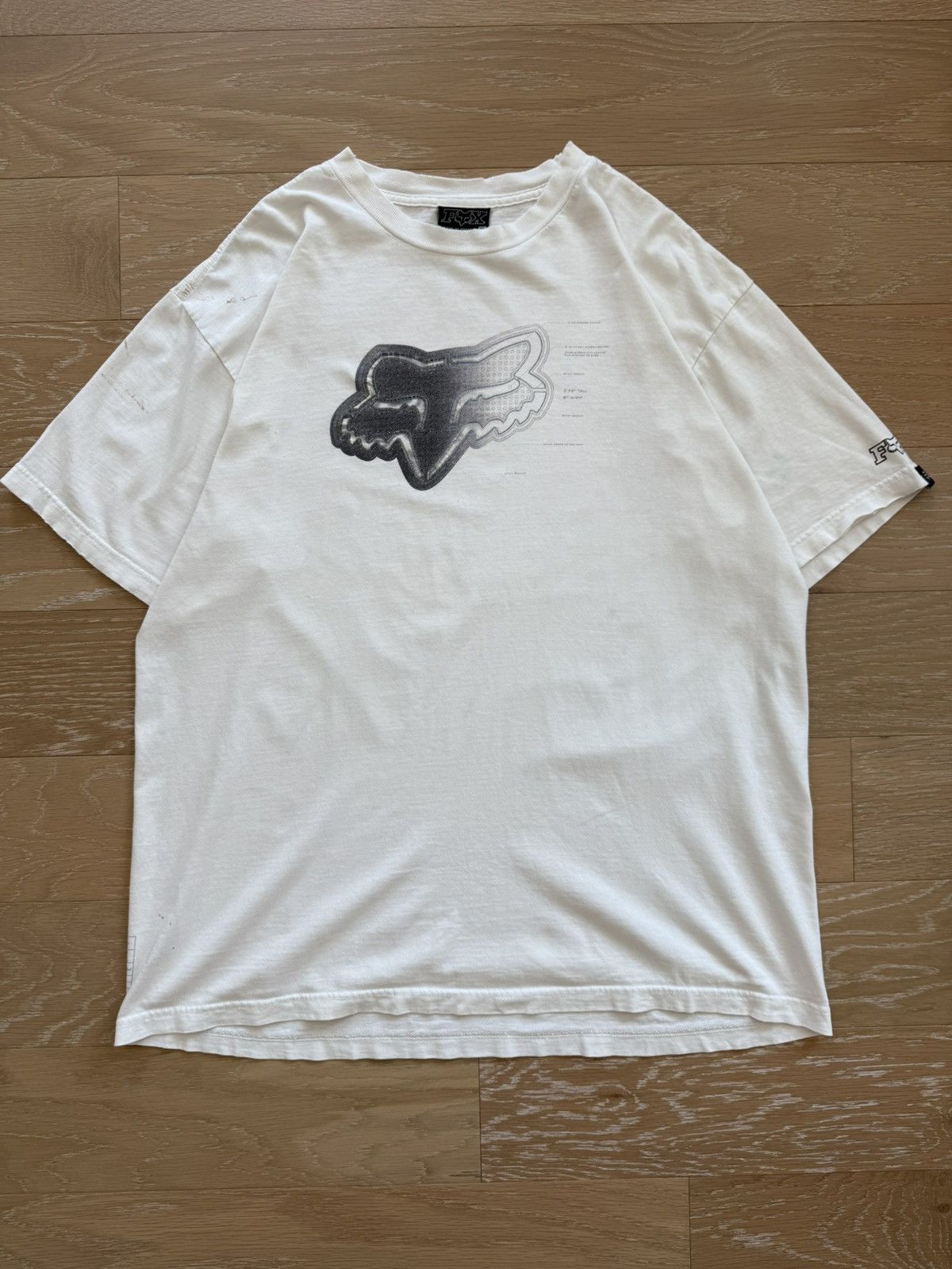 Fox Racing Fox Racing Rubber Logo Tech Fox Head Shirt Size US XL / EU 56 / 4 - 5 Thumbnail