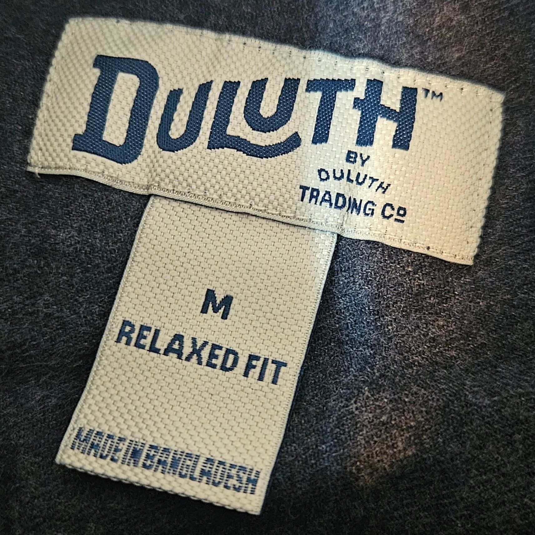 Duluth Trading Company Duluth Trading Co. Button-Up Shirt Men Long Sleeve Relaxed Fit Button-Down Blue Cotton Flannel Casual Shirt Size US M / EU 48-50 / 2 - 4 Thumbnail