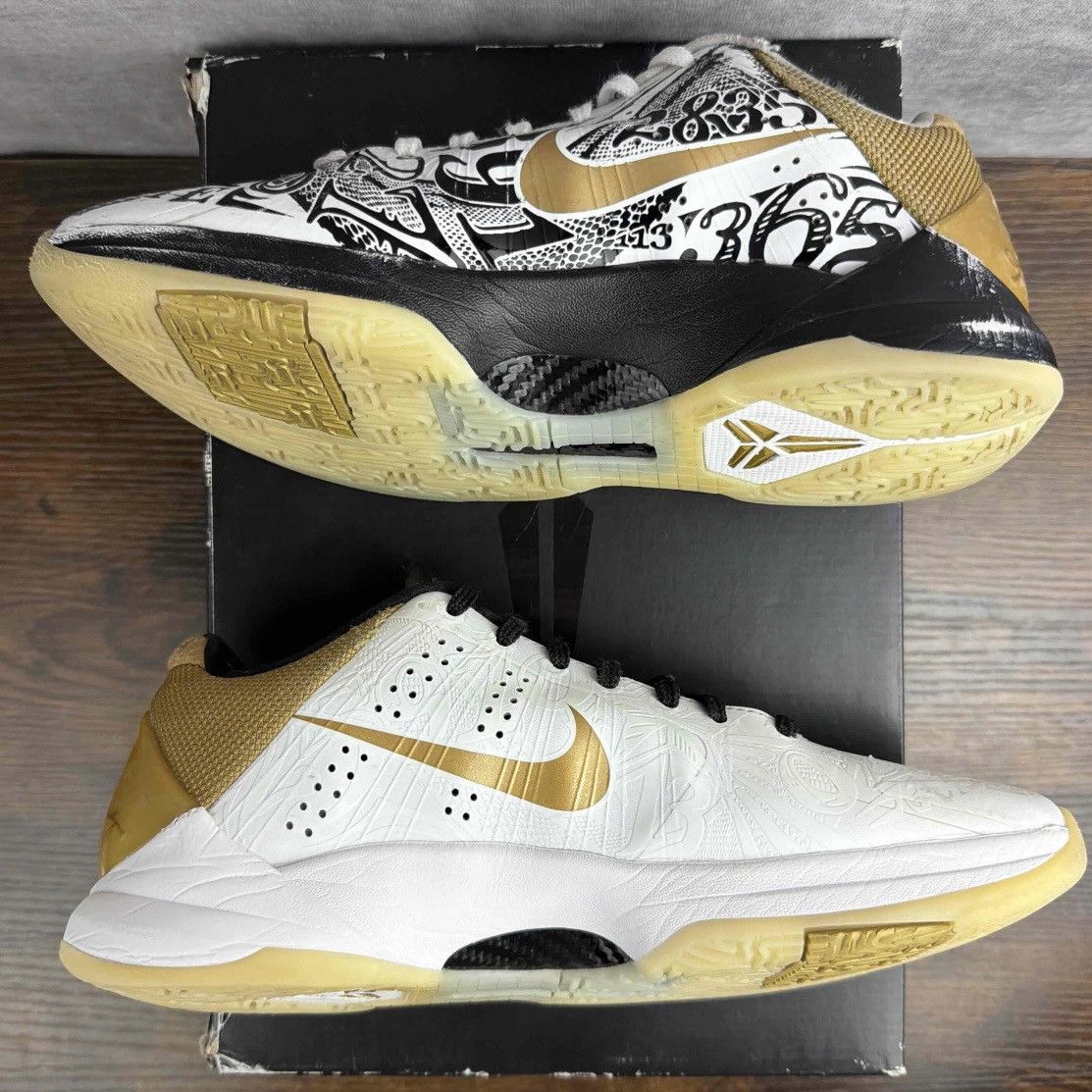 Nike Nike Zoom Kobe 5 Protro Big Stage Parade CT8014-100 Gold OG Size US 7.5 / EU 40-41 - 4 Thumbnail