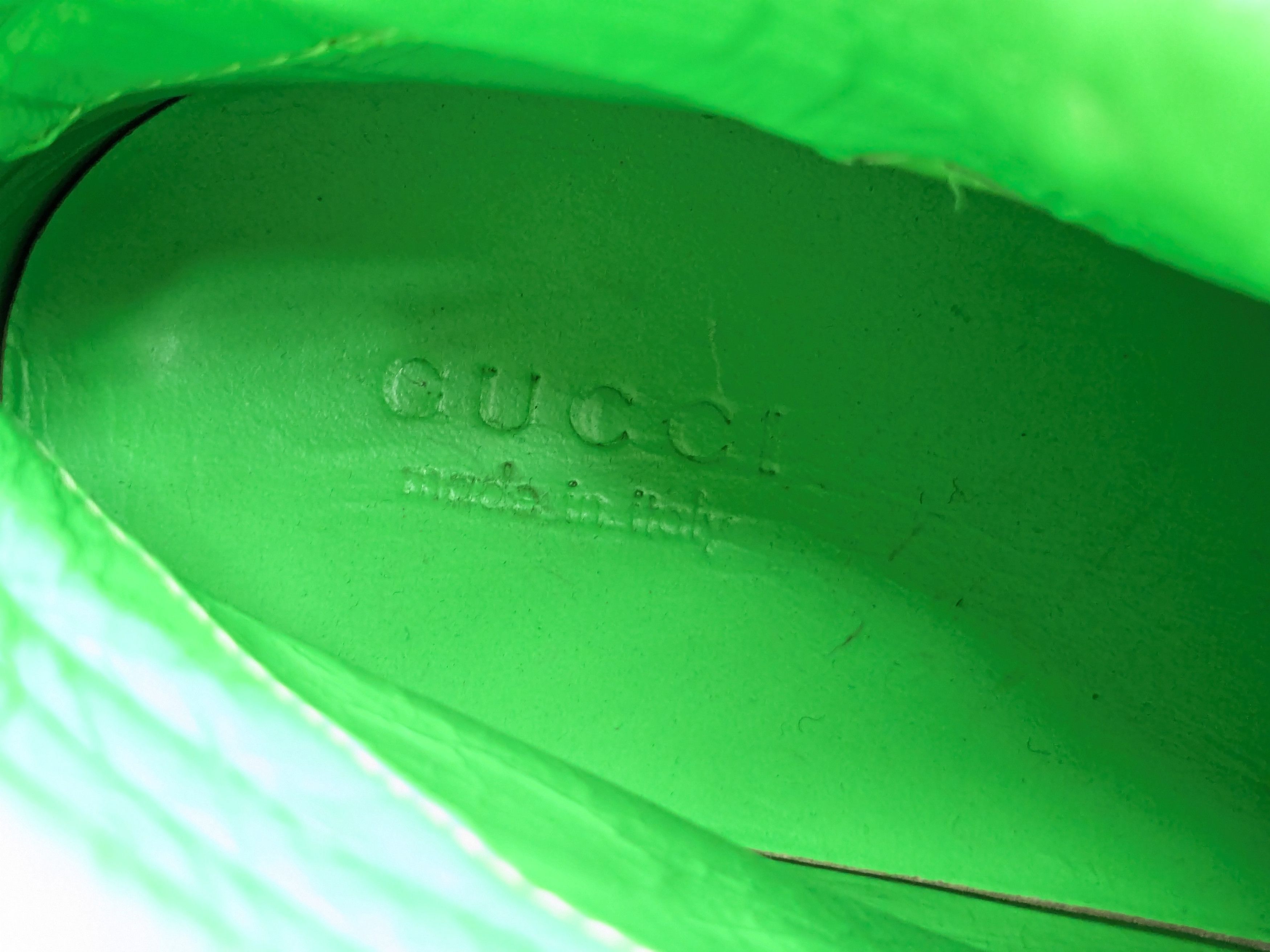 Gucci Gucci High Top Sneakers Green 10 Leather Size US 10 / EU 43 - 8 Thumbnail