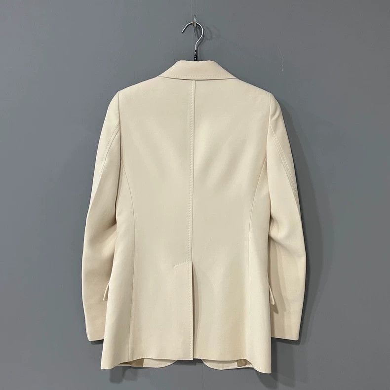 Gucci Gucci White logo embroidered lapel suit Size 36R - 4 Thumbnail