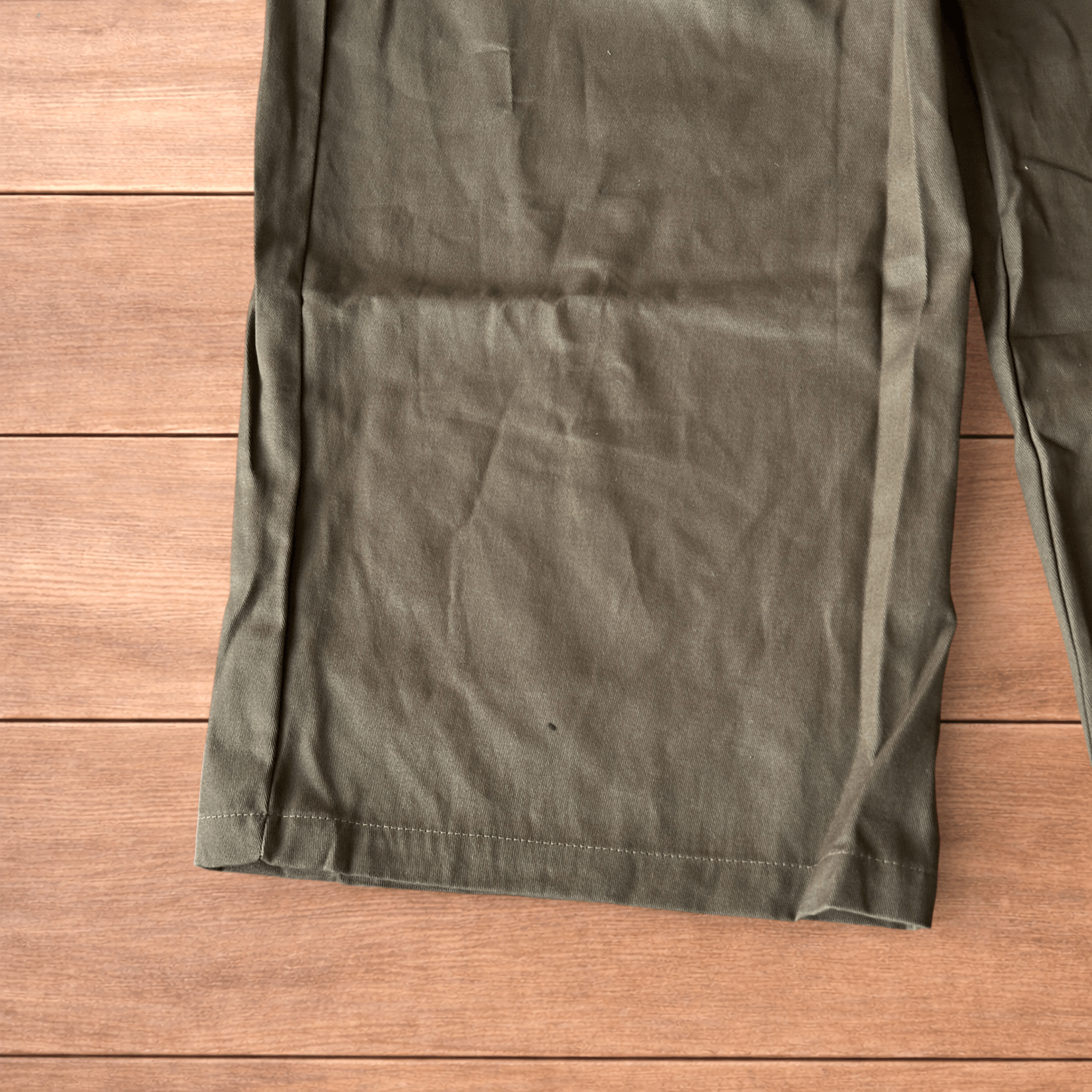 Japanese Brand Incredible super baggy wide leg workwear trousers in brown. Size US 34 / EU 50 - 4 Thumbnail