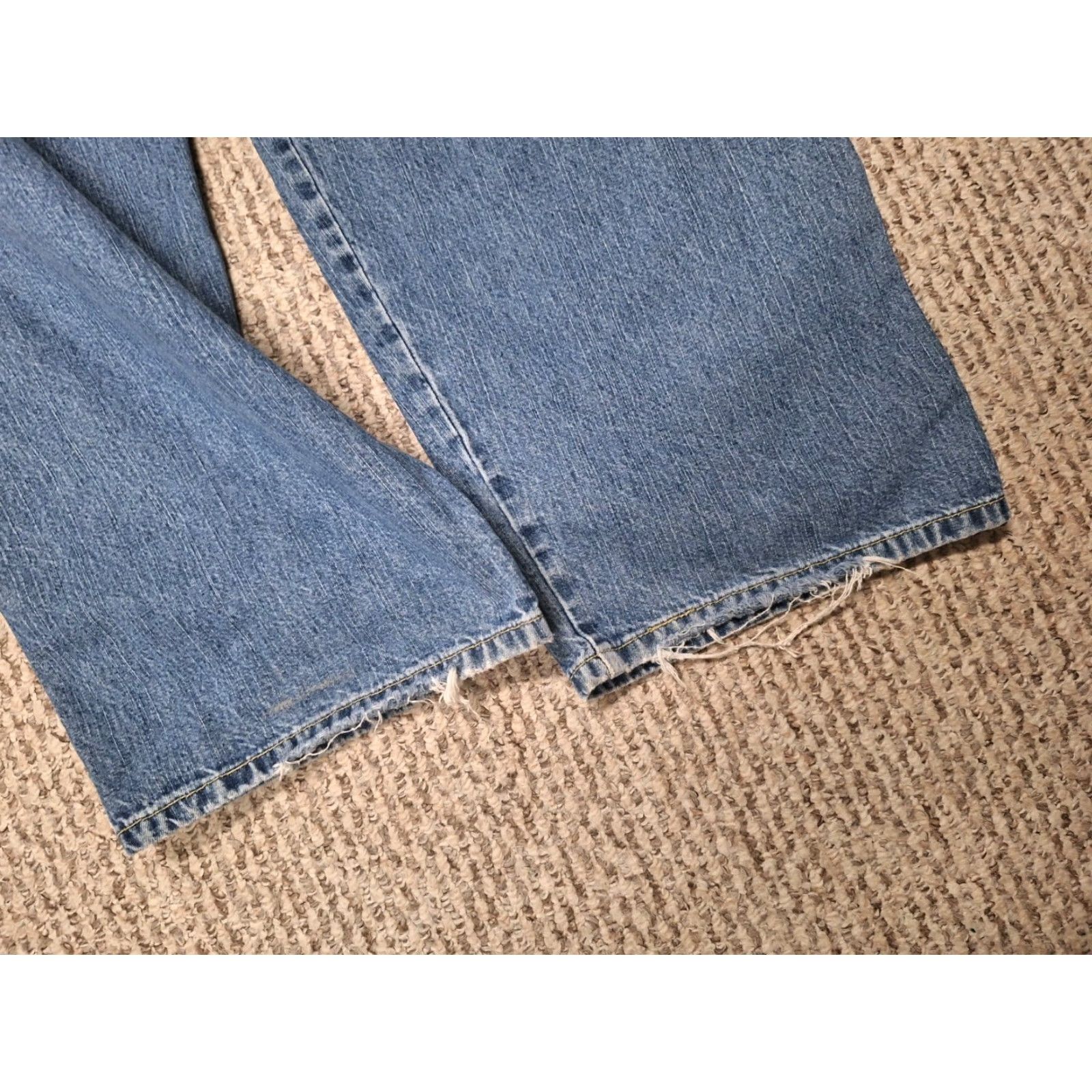 Levi's VINTAGE Levi’s Silvertab Carpenter Jeans 40x30 Grunge Wide-Leg Jeans Mens Baggy 40in Light Blue Utility Distressed Bottoms Size US 40 / EU 56 - 4 Thumbnail