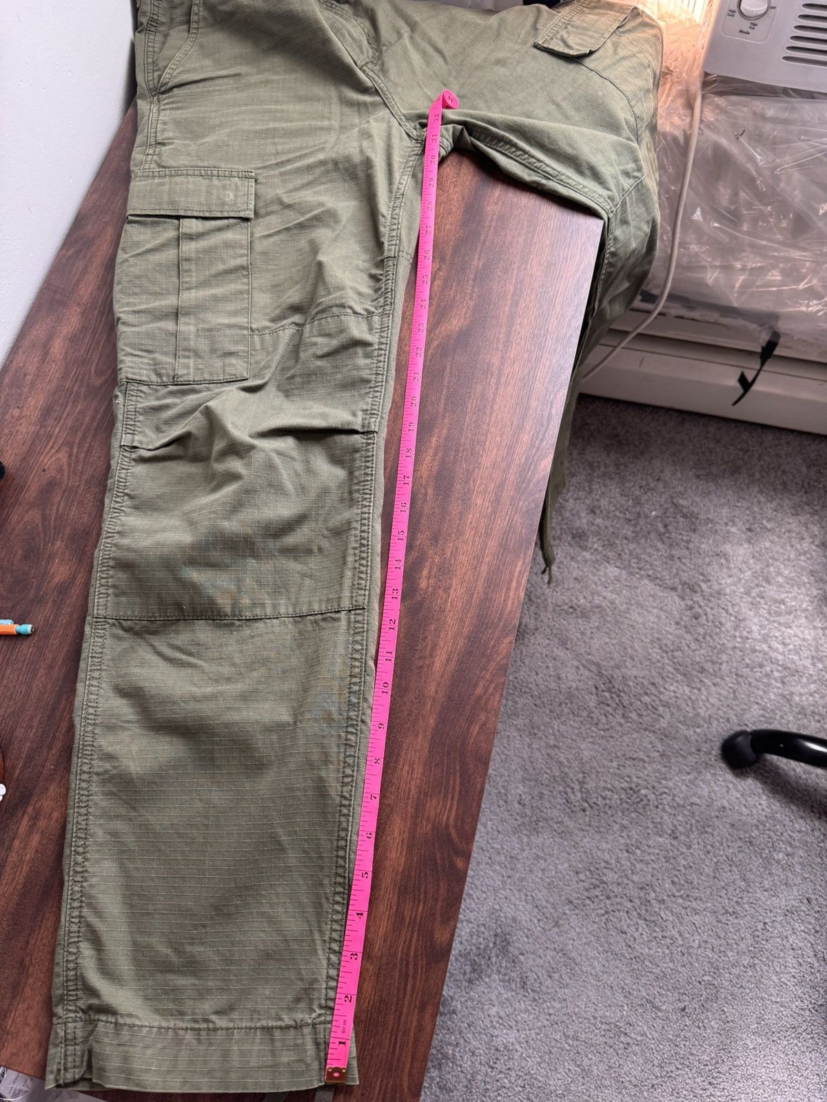 Carhartt Wip Carhartt WIP Green Cargos Size US 30 / EU 46 - 4 Thumbnail