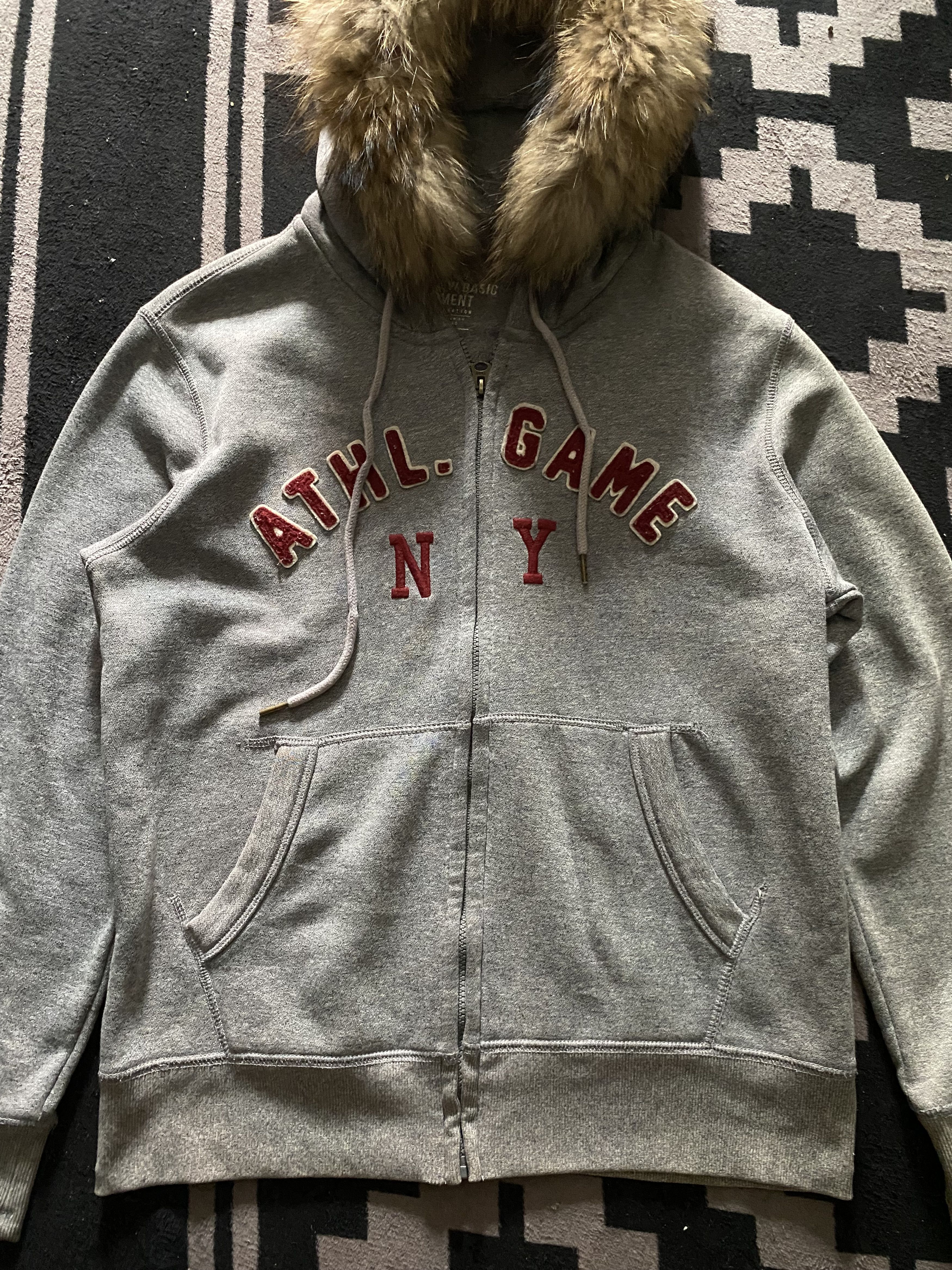 If Six Was Nine × Japanese Brand × Le Grande Bleu (L.G.B.) Japanese Spao faux fur zip hoodie Size US L / EU 52-54 / 3 - 3 Thumbnail