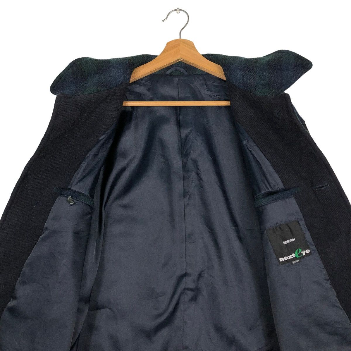 Japanese Brand VINTAGE WOOL DOUBLE BREAST BIKER JACKET RENOWN ISSEY MIYAKE Size US M / EU 48-50 / 2 - 14 Thumbnail