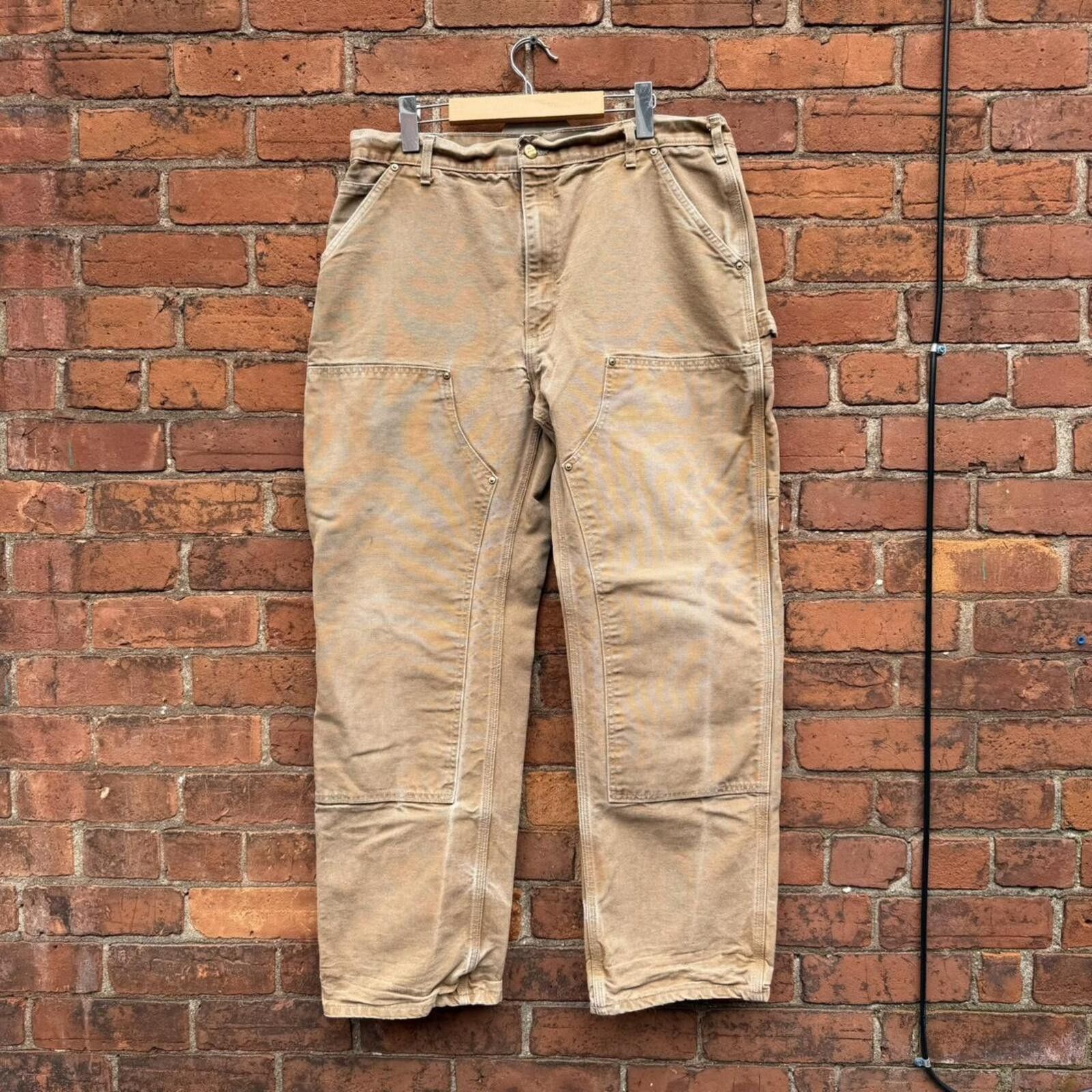 Carhartt vintage carhartt double knee jeans 36x30 Size US 36 / EU 52 - 1 Thumbnail