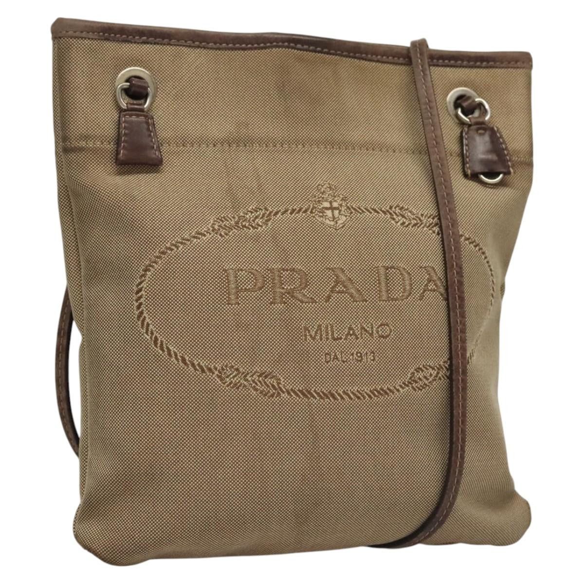 Prada PRADA Shoulder Bag Canvas Beige Size ONE SIZE - 1 Thumbnail