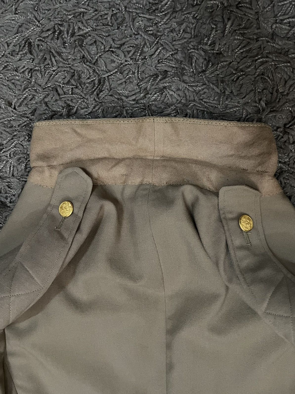 Vintage 1940s WW2 army uniform khaki tunic deadstock #I2 Size 36S - 9 Thumbnail