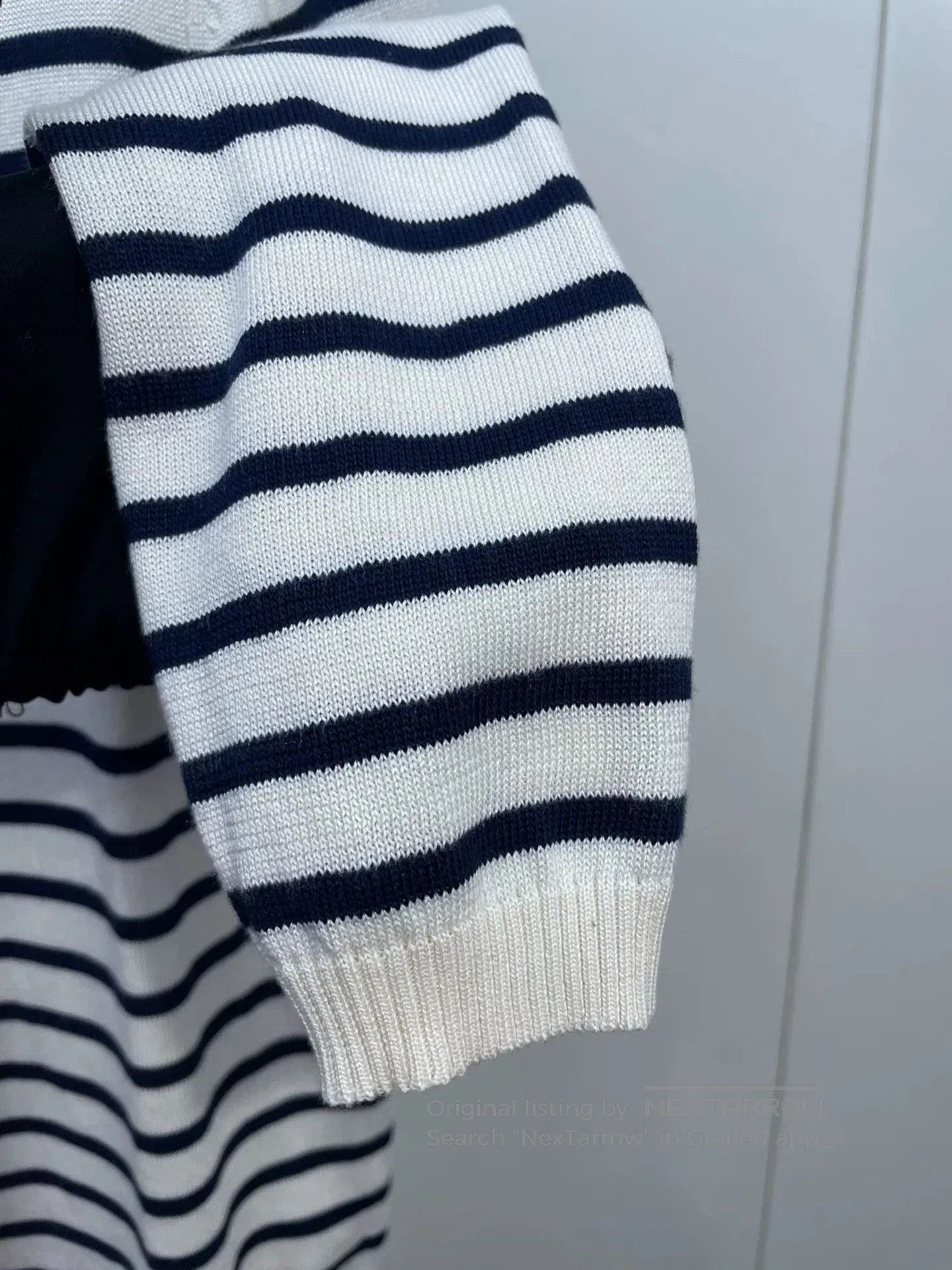 Japanese Brand DIOR Long Sleeve Striped T-Shirt. Size US S / EU 44-46 / 1 - 4 Thumbnail