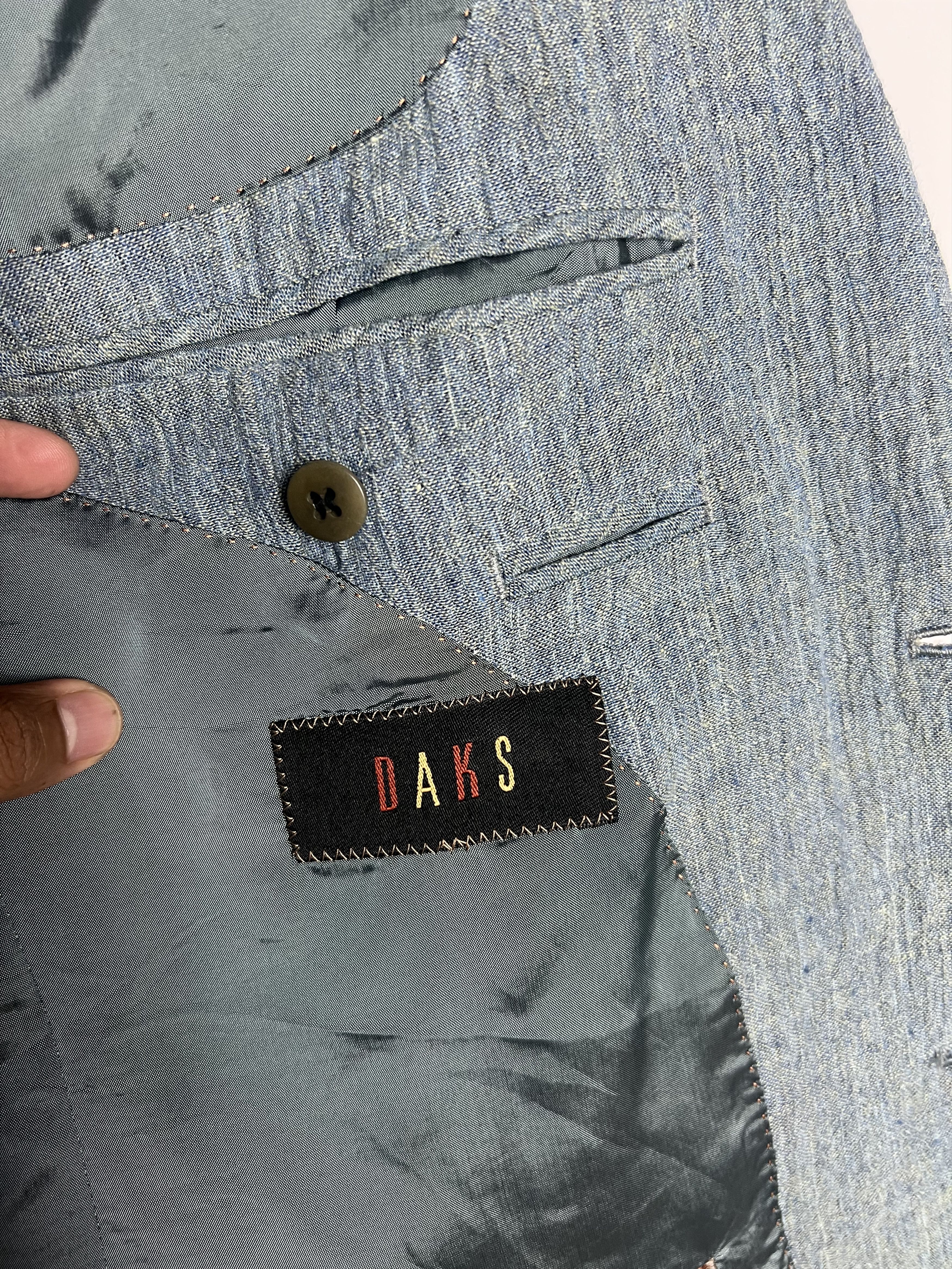 DAKS Daks Men Two Button Single Breasted Blazer Size 38R - 11 Thumbnail