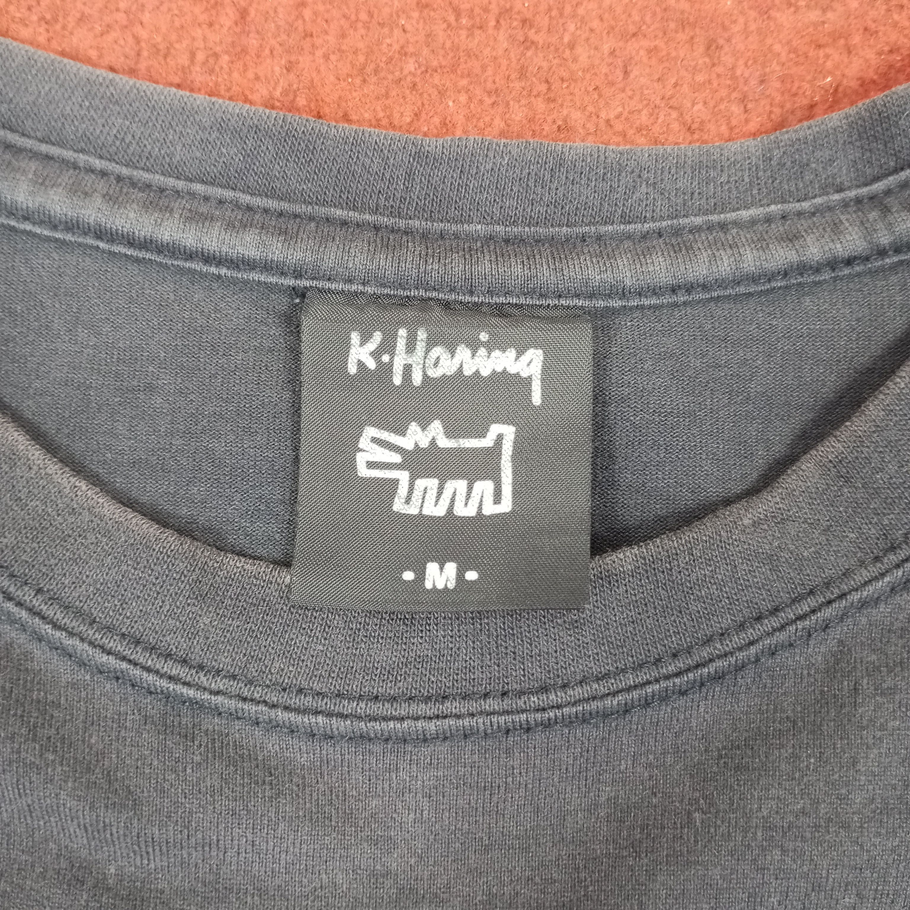 Keith Haring × Vintage Keith Haring City Cycles Streetwear Style Tshirt Size US M / EU 48-50 / 2 - 6 Thumbnail