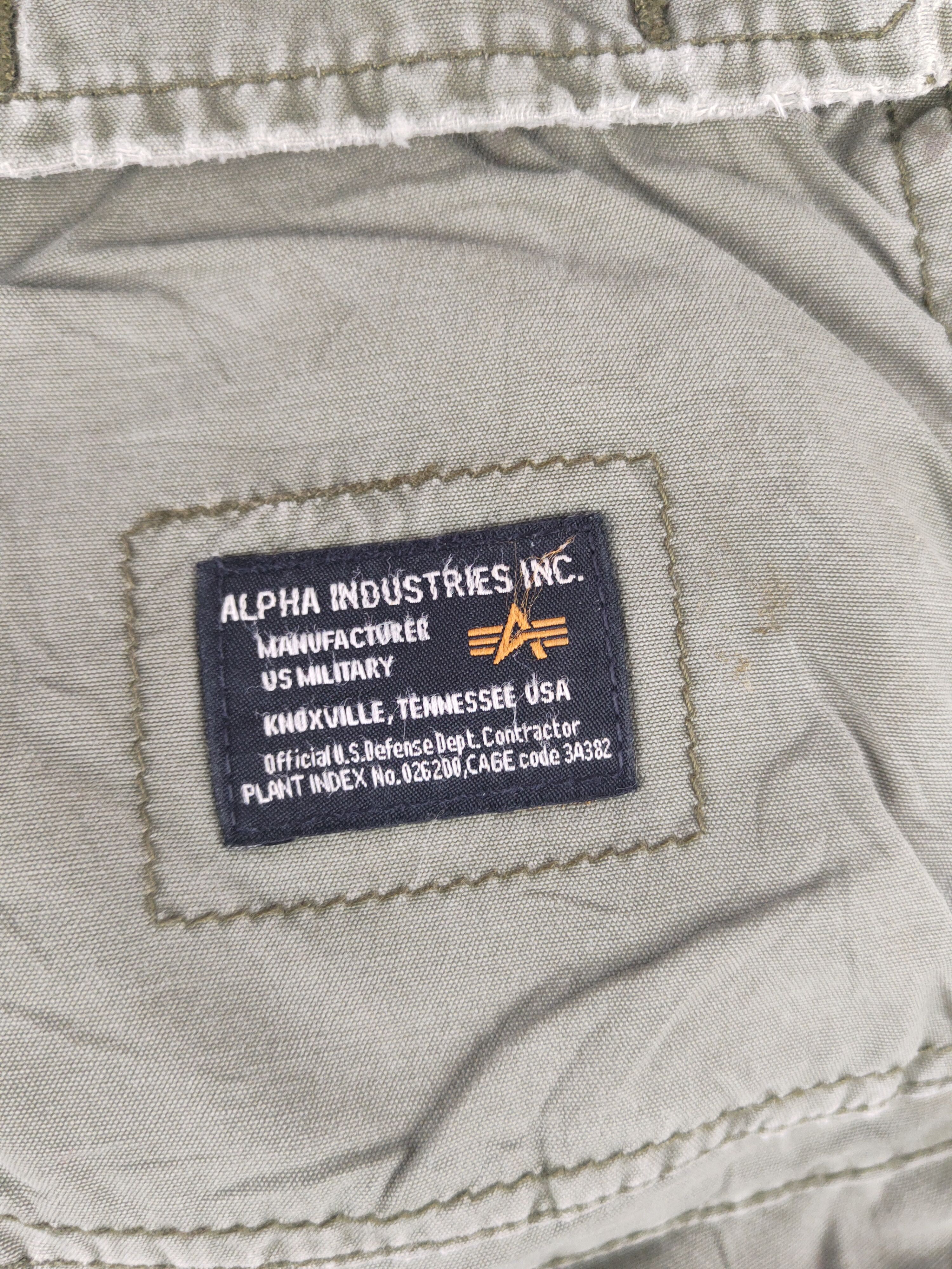 Alpha Industries DL Alpha Industries Green Multipocket Cargo Pants #46-833 Size US 33 - 10 Thumbnail