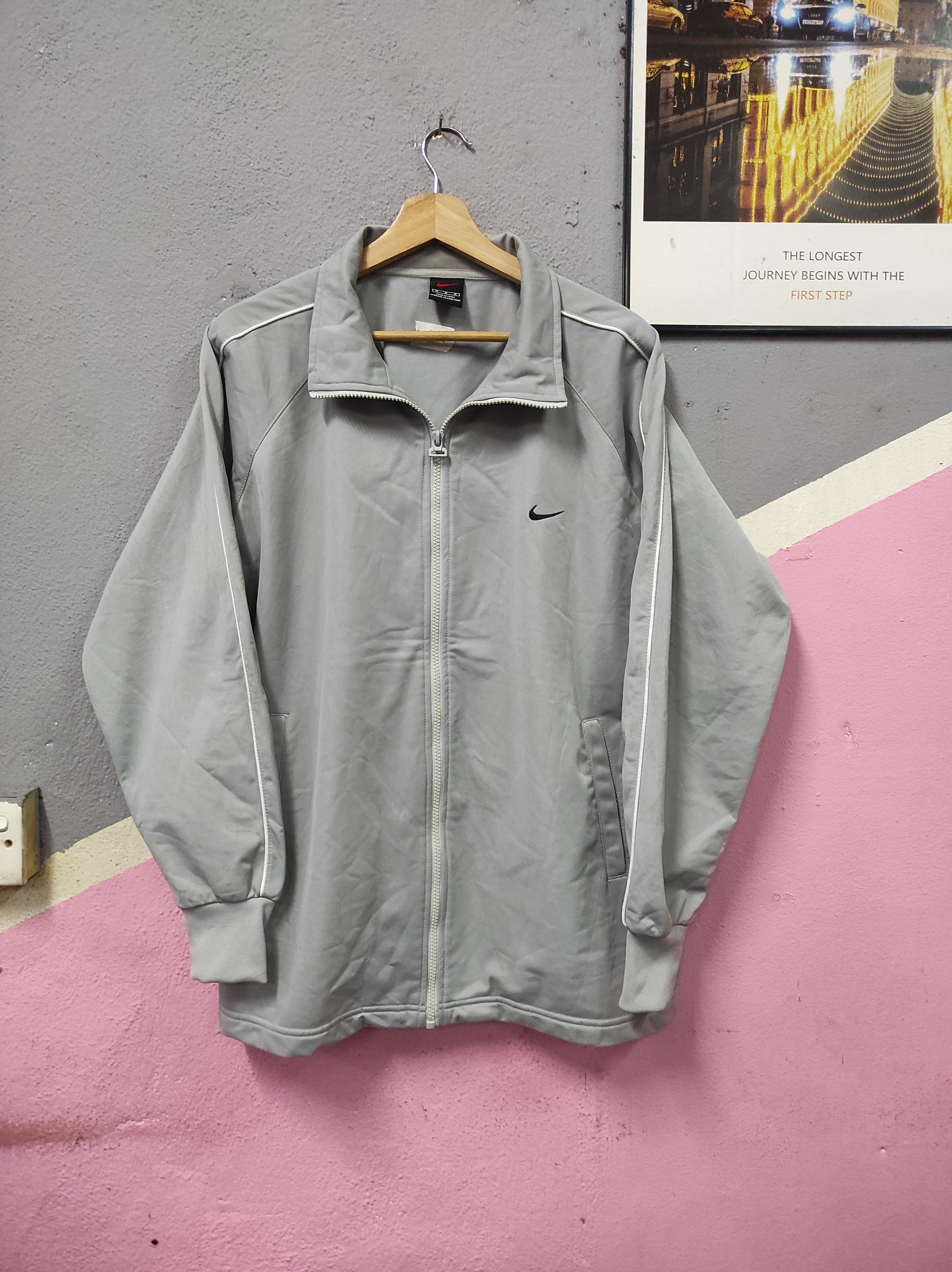 Nike × Vintage NIKE SMALL SMOOSH EMBROIDERY VTG 90'S JACKET SWEATER Size US M / EU 48-50 / 2 - 1 Thumbnail