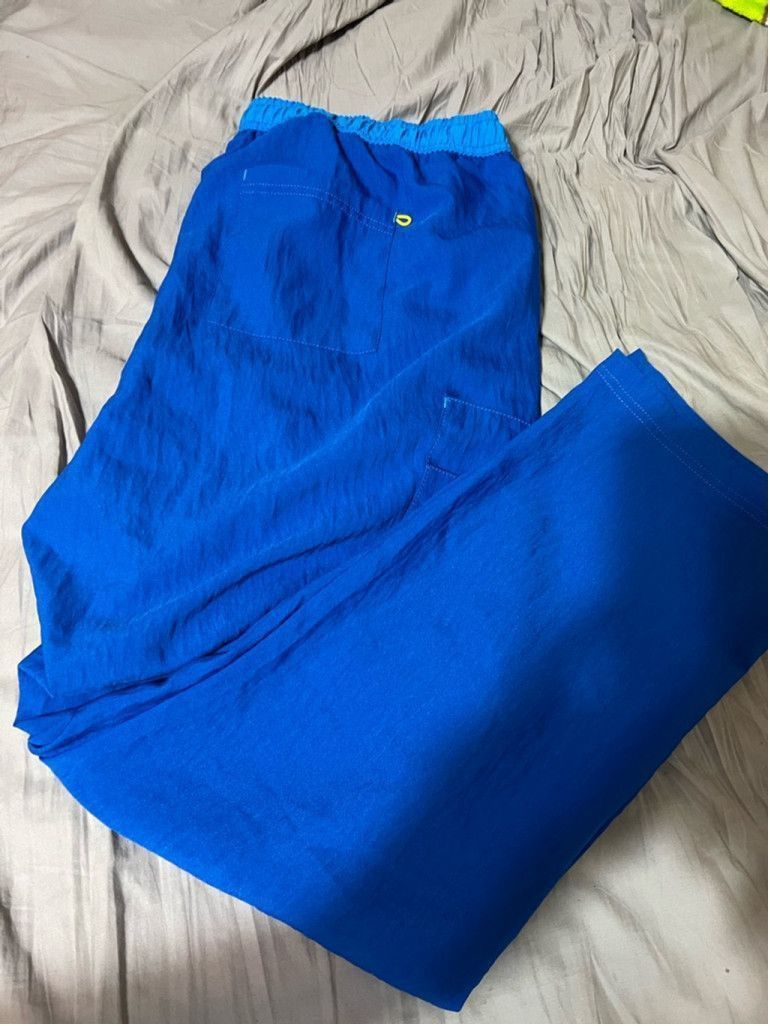 Other Womens spread good cheer! Scrub pants Size 3X Blue Size 42" / US 20 - 4 Thumbnail
