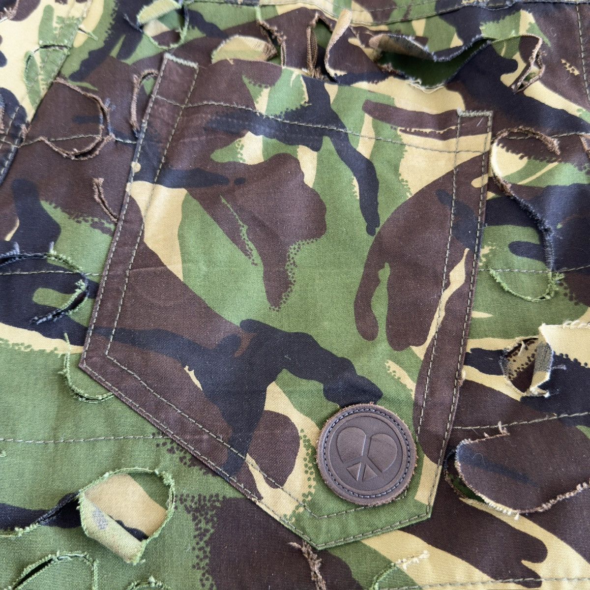 Griffin Blade Cut Distressed British Camo Pants Size US 30 / EU 46 - 7 Thumbnail