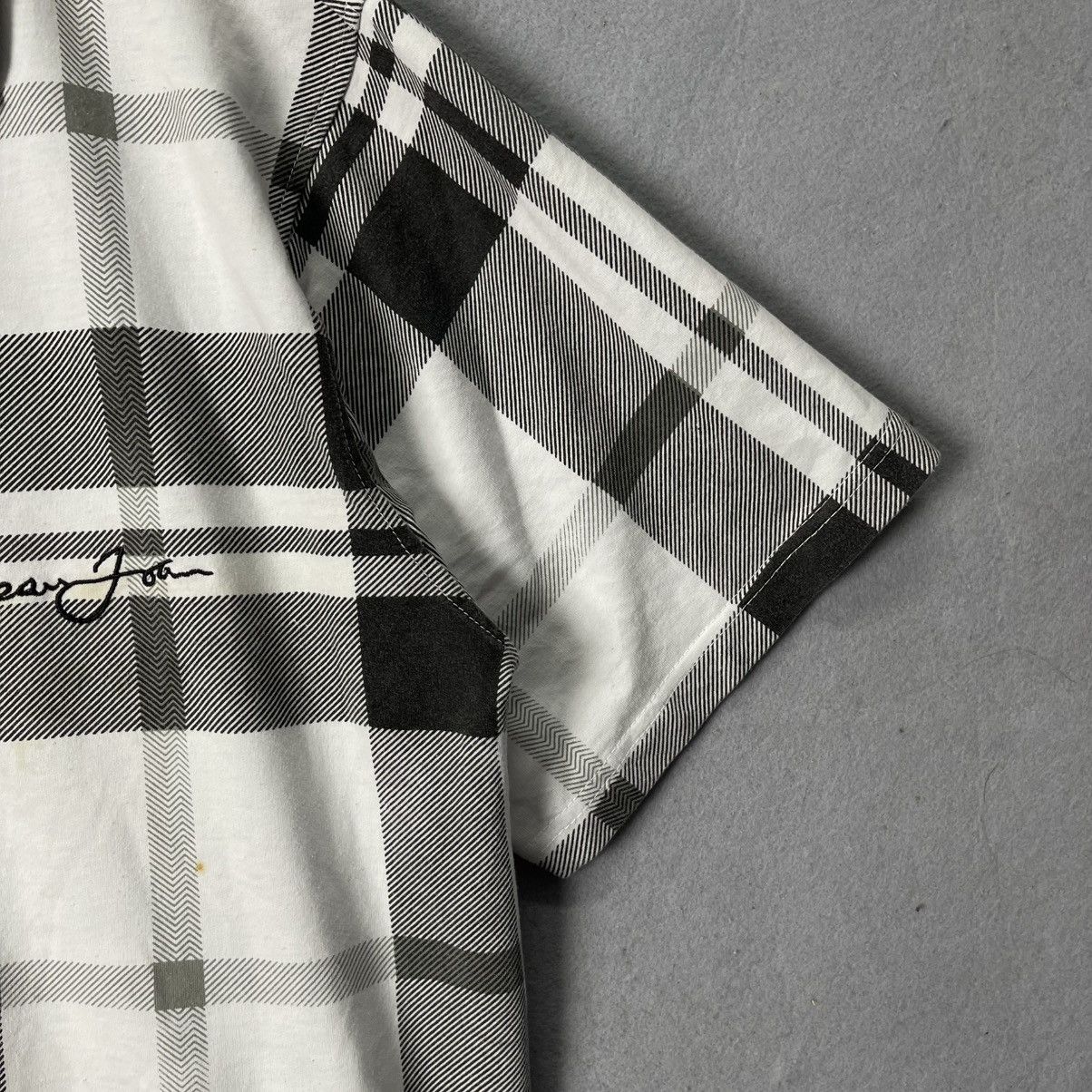 Sean John Sean John Plaid Full Zip Short Sleeve Jacket Shirt Size US XL / EU 56 / 4 - 4 Thumbnail
