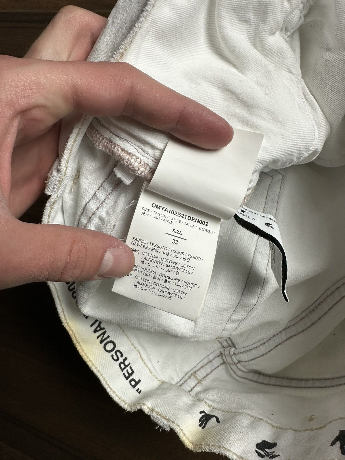 Off-White Off-White Denim Jeans Size US 33 - 9 Thumbnail