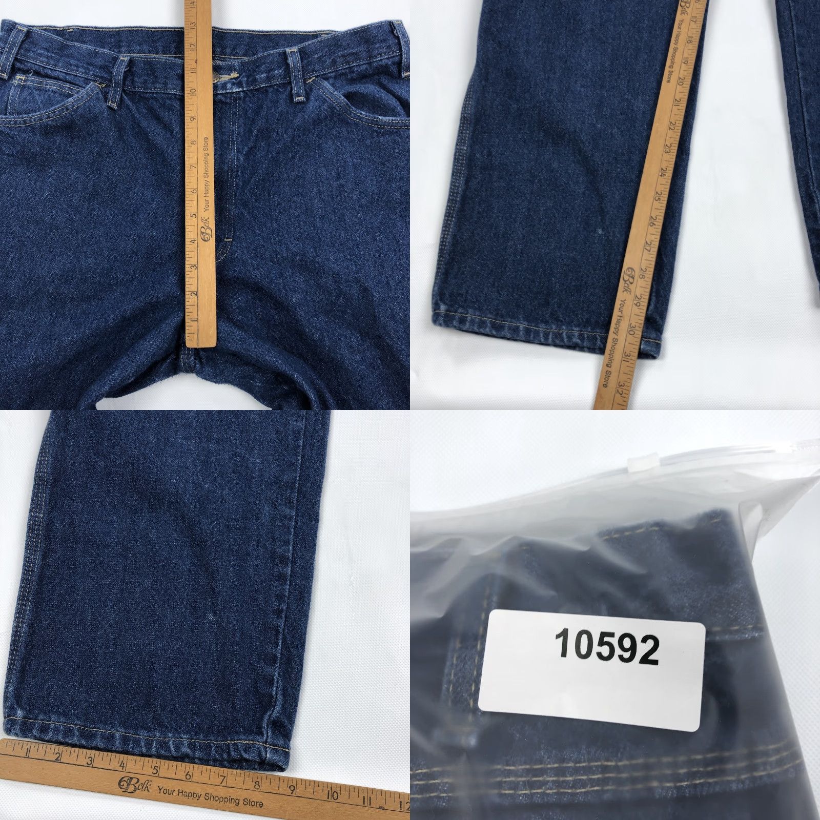 Dickies Dickies Carpenter Jeans Relaxed Fit Dark Wash Denim Workwear 36x30 Blue Mens Jeans 36 Regular Size US 36 / EU 52 - 8 Thumbnail