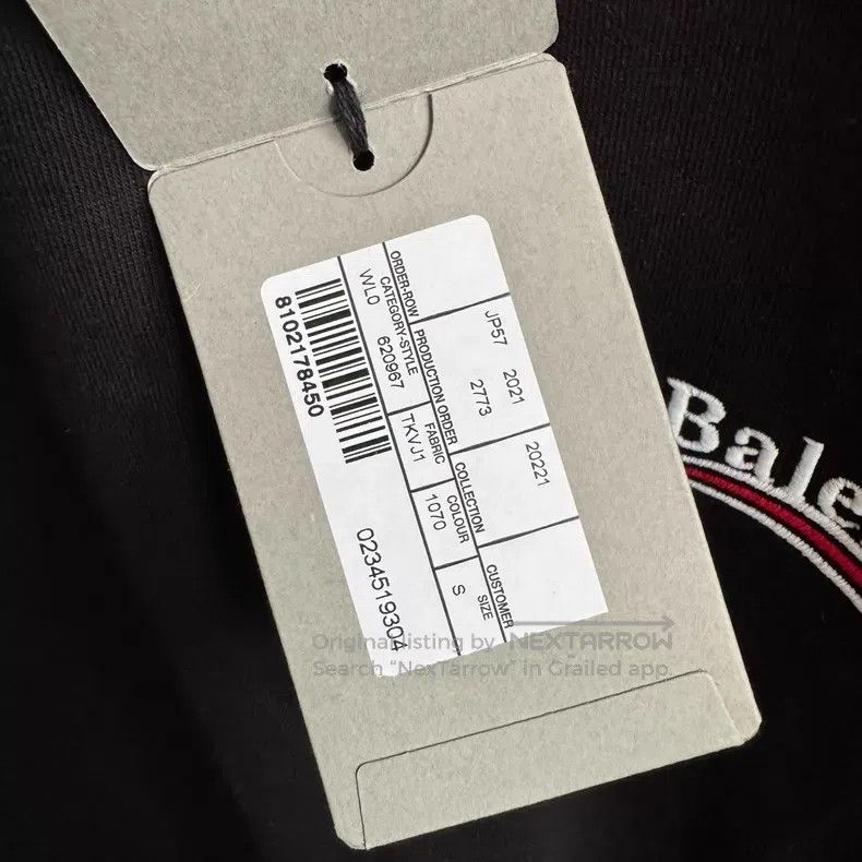 Balenciaga Balenciaga Black Short Sleeve T-Shirt Size US S / EU 44-46 / 1 - 5 Thumbnail