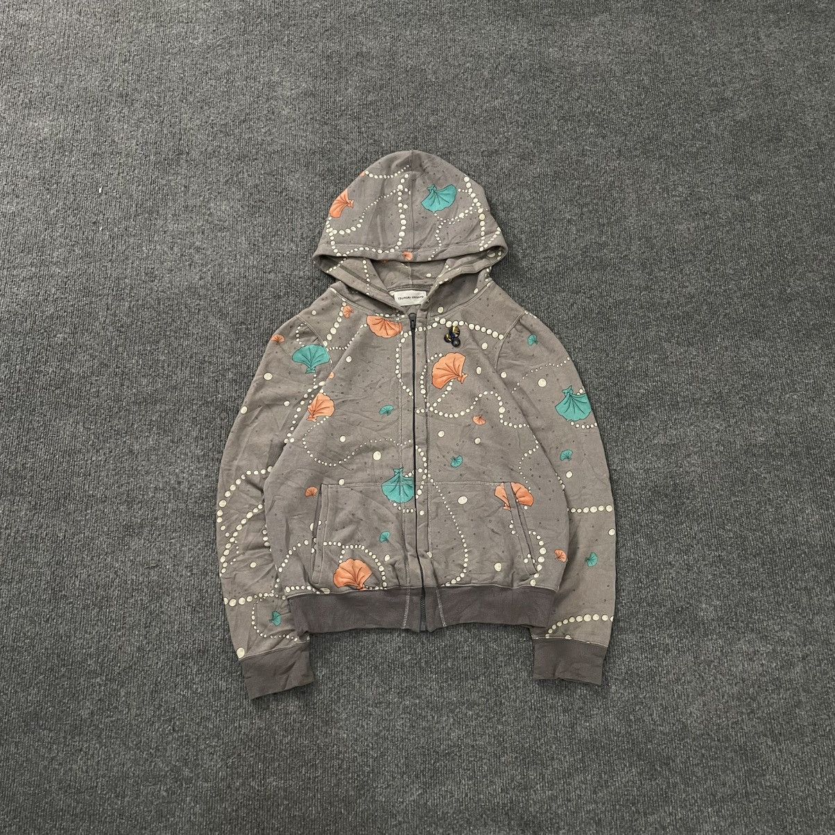 Issey Miyake Tsumori Chisato AOP Shell Print Zip Hoodie Size M / US 6-8 / IT 42-44 - 1 Thumbnail